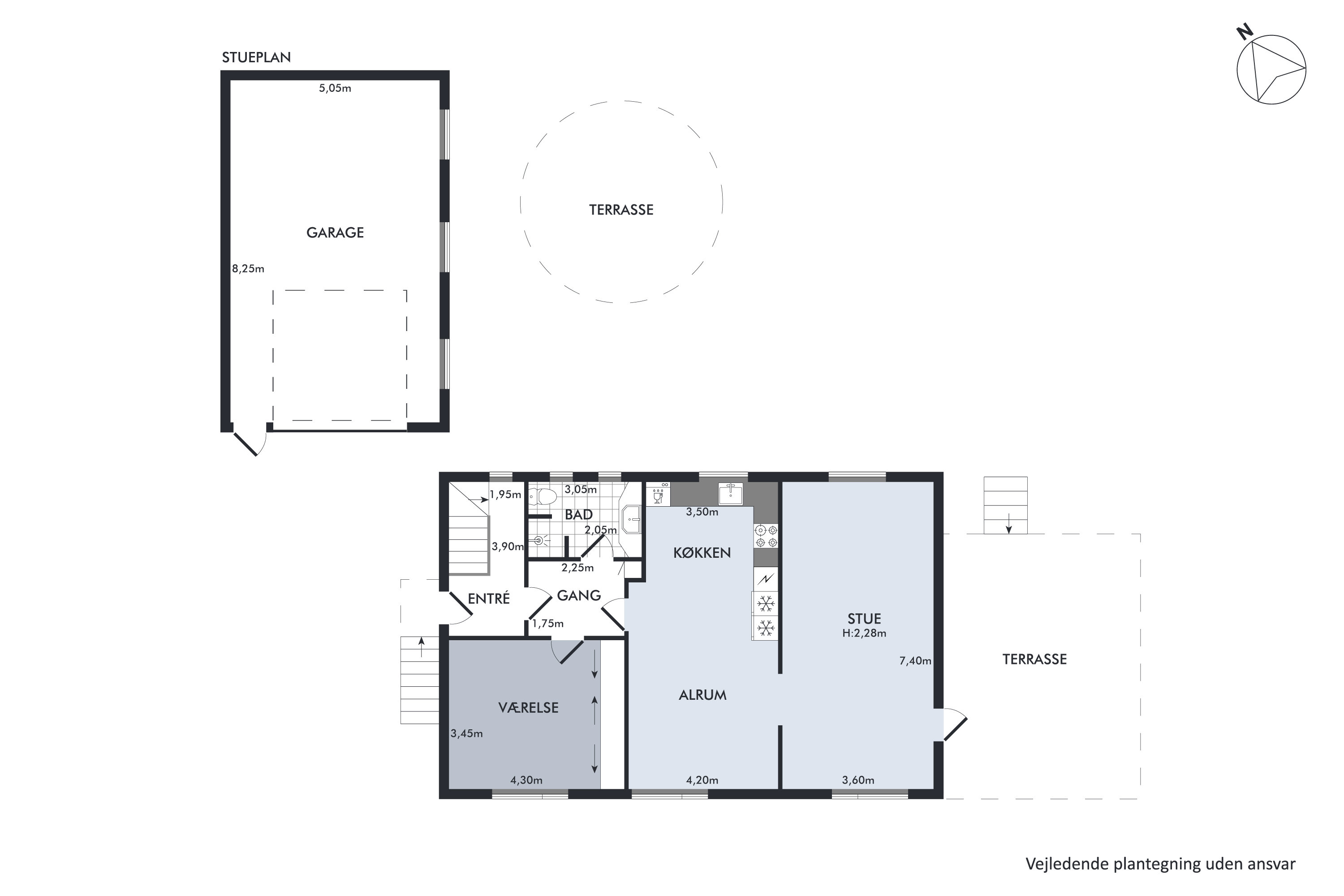 Plantegninger billede af Mølleengen 8, 8850 Bjerringbro