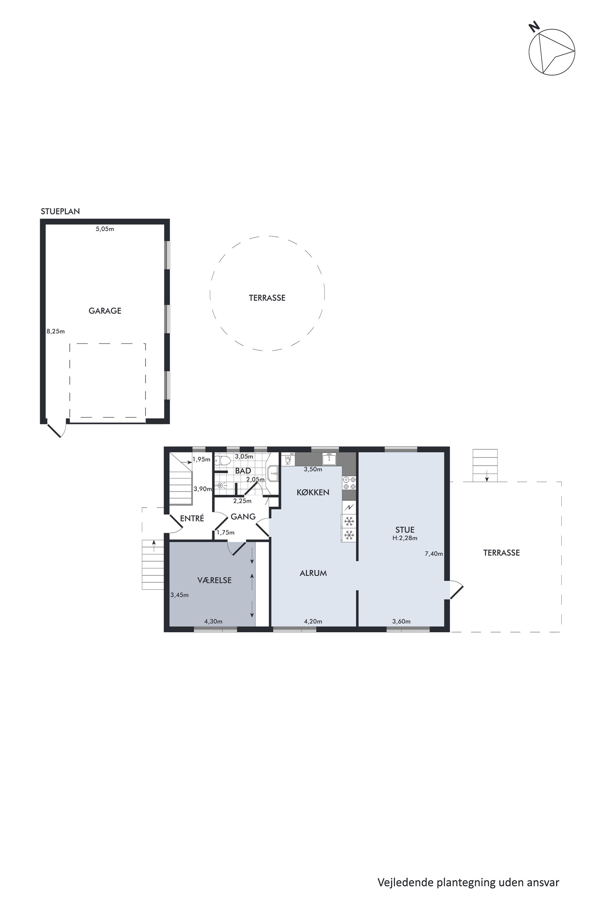 Plantegninger billede af Mølleengen 8, 8850 Bjerringbro