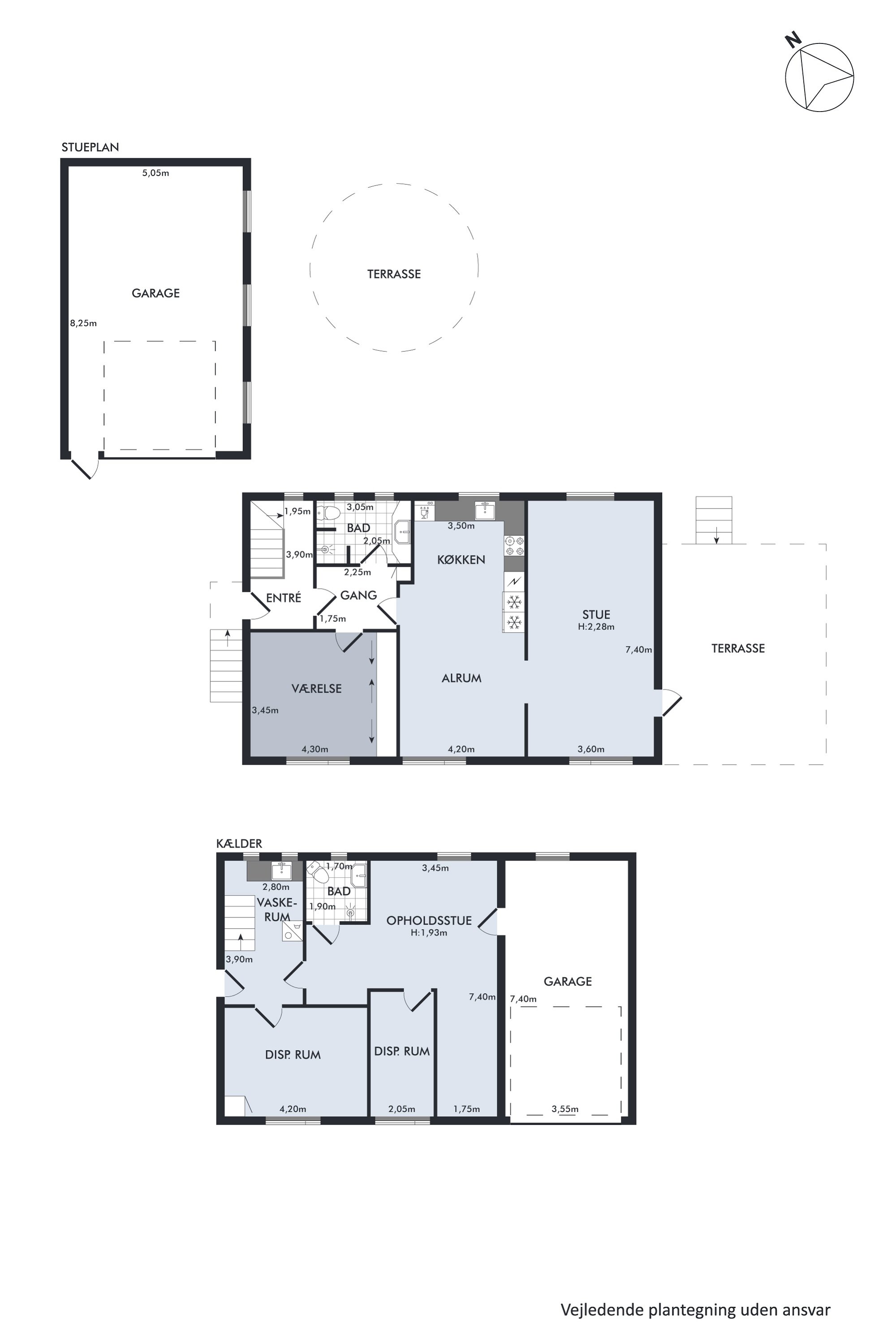 Plantegninger billede af Mølleengen 8, 8850 Bjerringbro