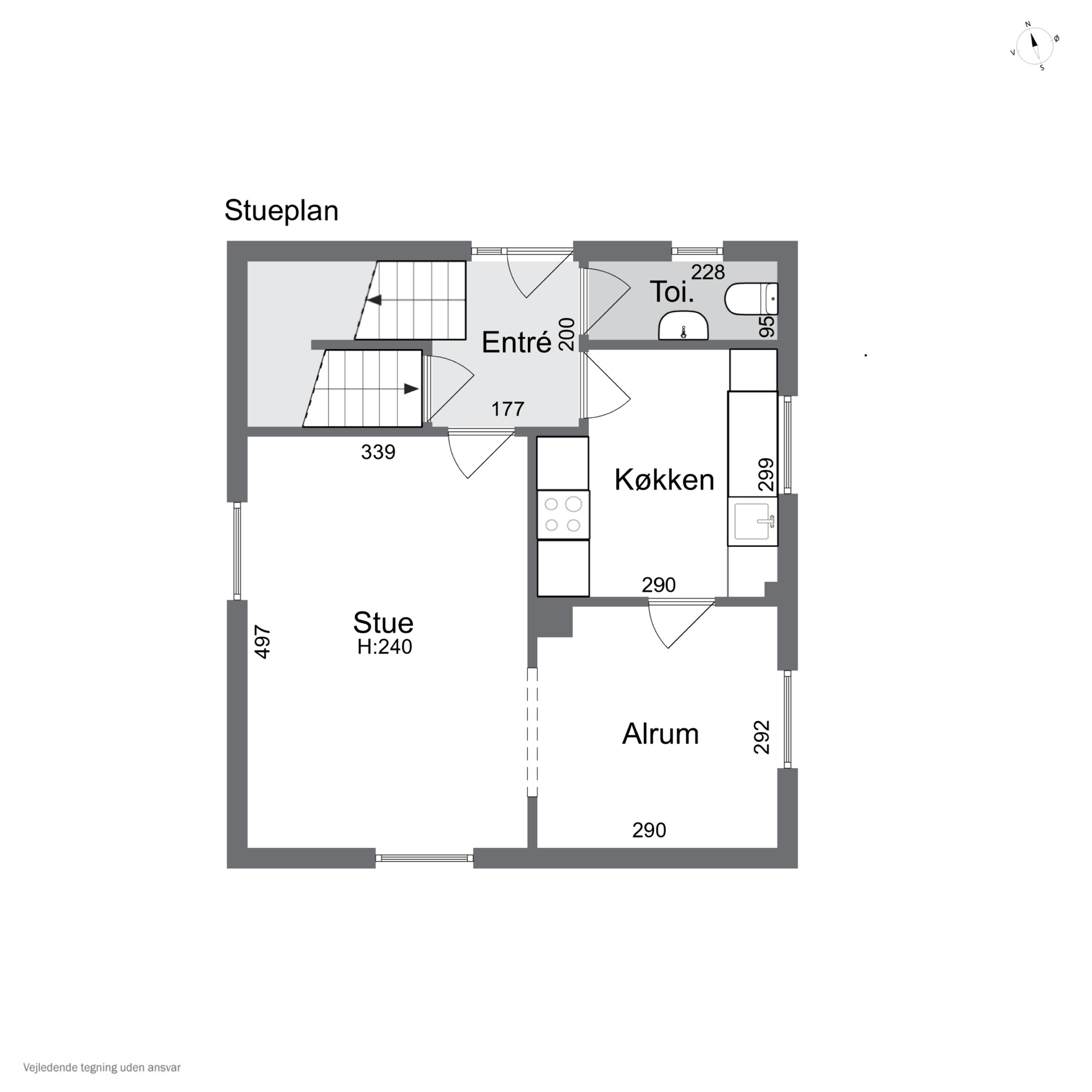 Plantegninger billede af Ørbækvej 139, Tved, 5700 Svendborg