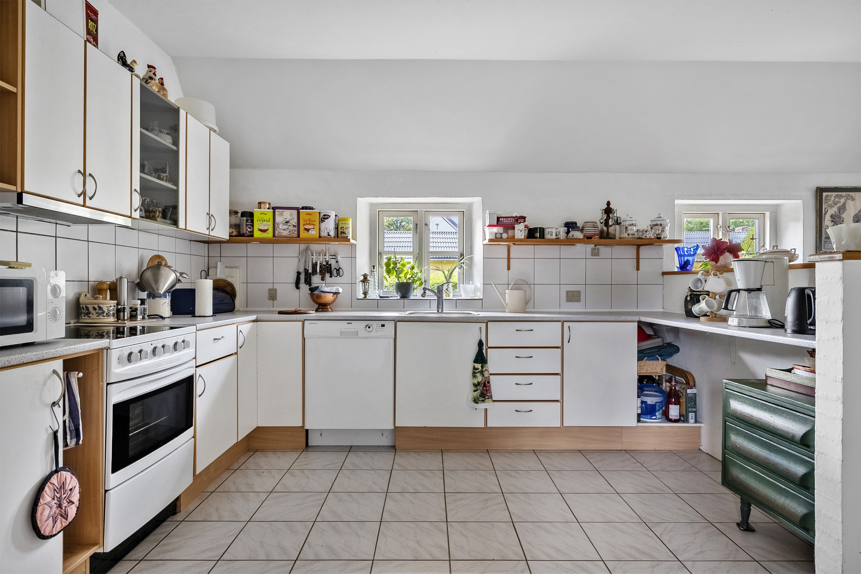 Fremhævet køkken billede i fuldskærmstilstand. Billede af Blegindvej 77B, Blegind, 8362 Hørning