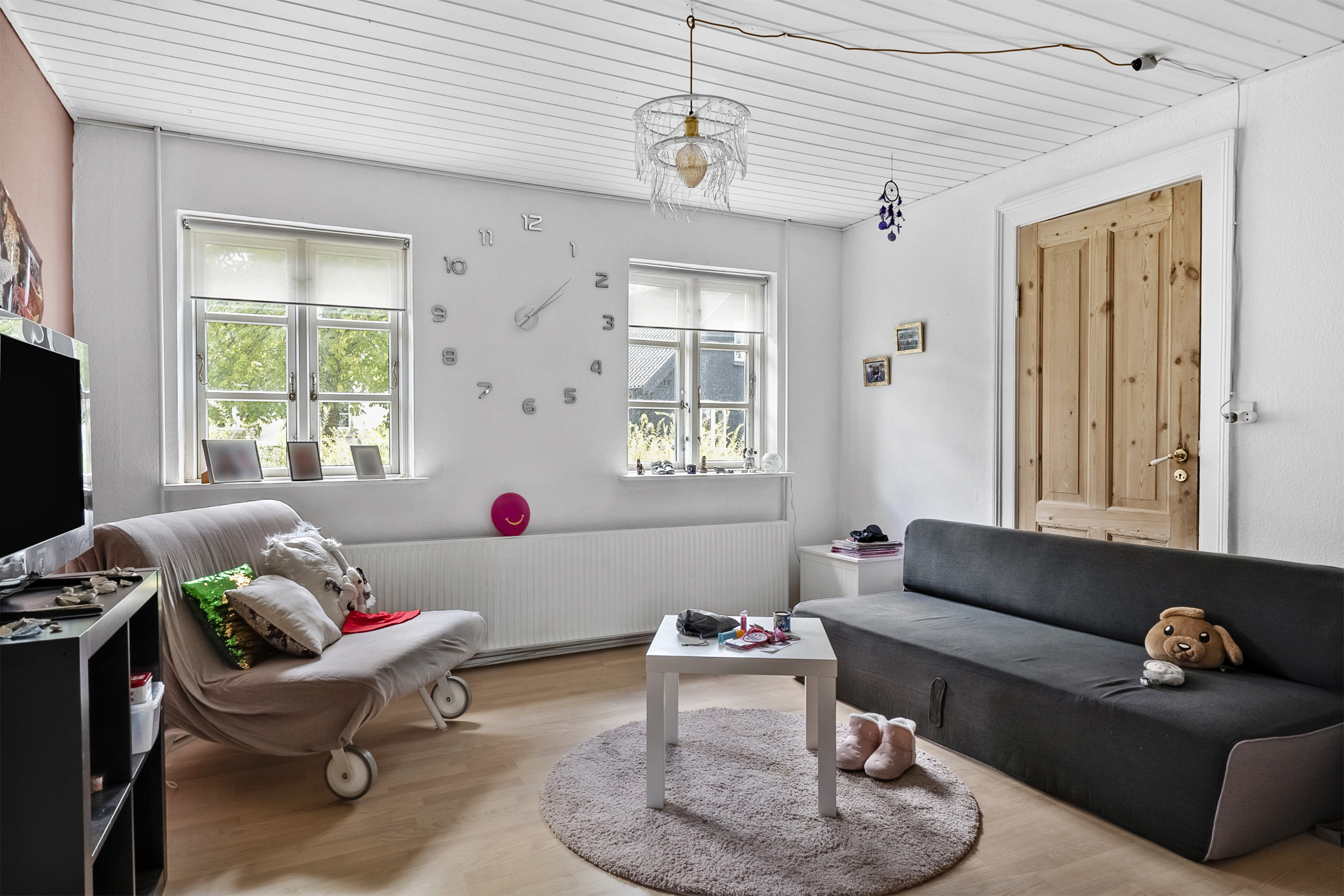 Fremhævet stue billede i fuldskærmstilstand. Billede af Blegindvej 77B, Blegind, 8362 Hørning