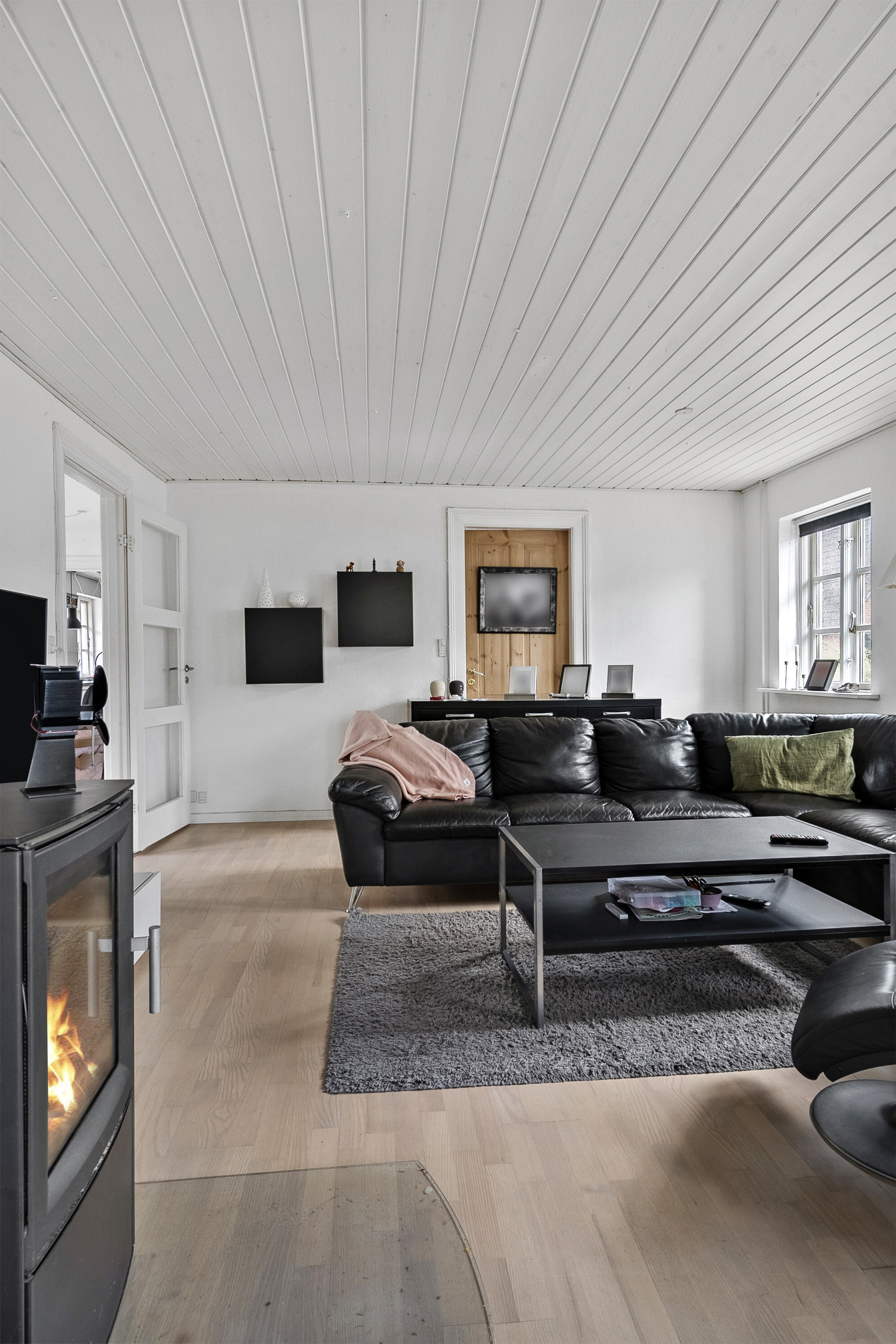 Fremhævet stue billede i fuldskærmstilstand. Billede af Blegindvej 77B, Blegind, 8362 Hørning