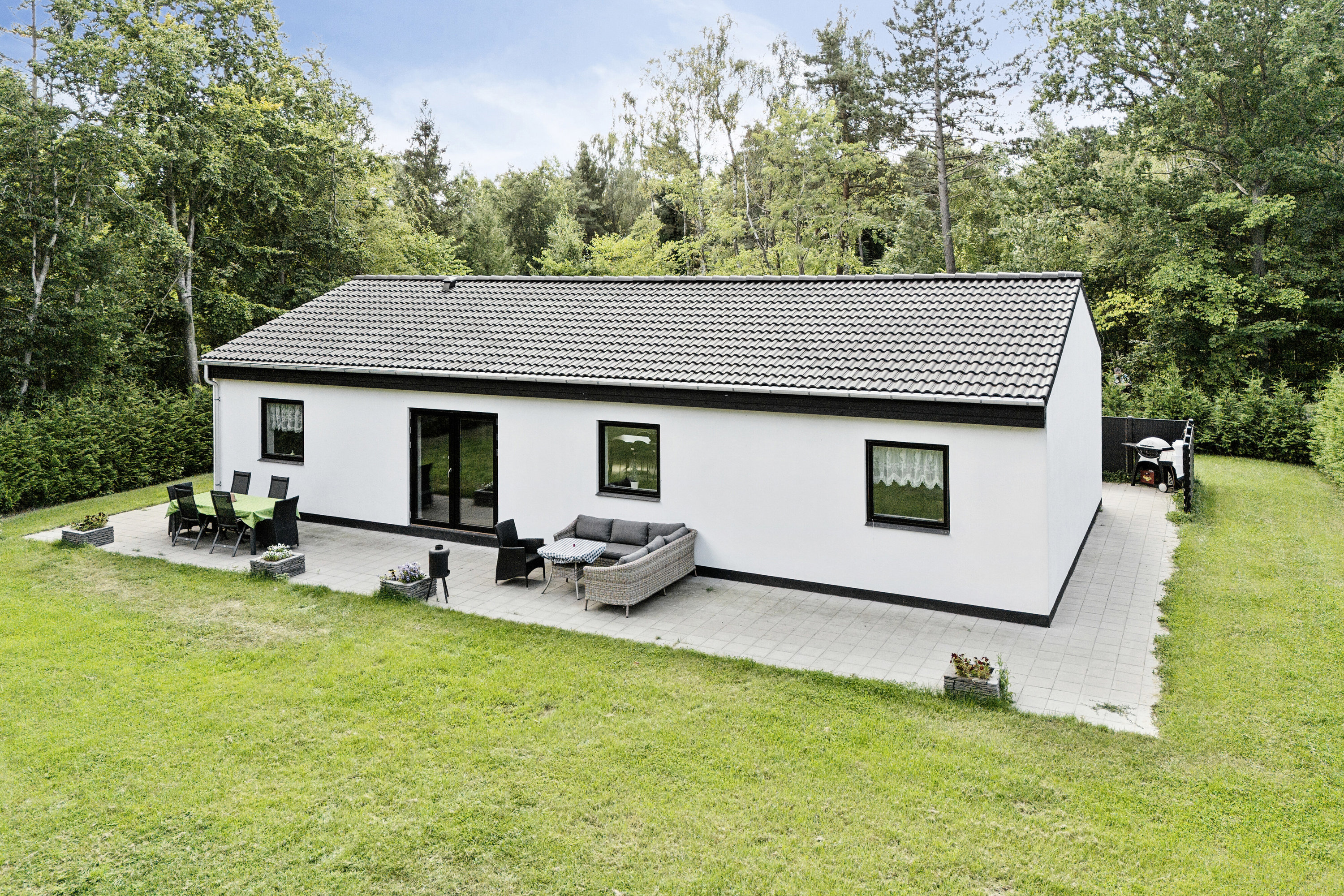 Fremhævet set fra haven billede i fuldskærmstilstand. Billede af Næsdal 14, Lammefjorden, 4550 Asnæs