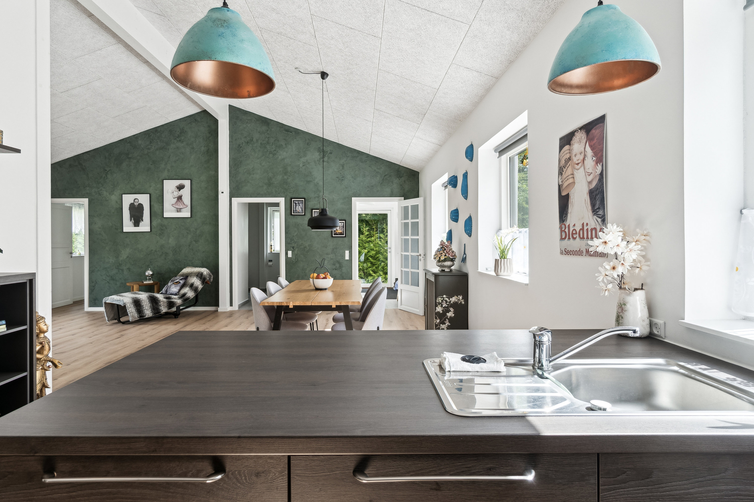 Fremhævet spisestue billede i fuldskærmstilstand. Billede af Næsdal 14, Lammefjorden, 4550 Asnæs