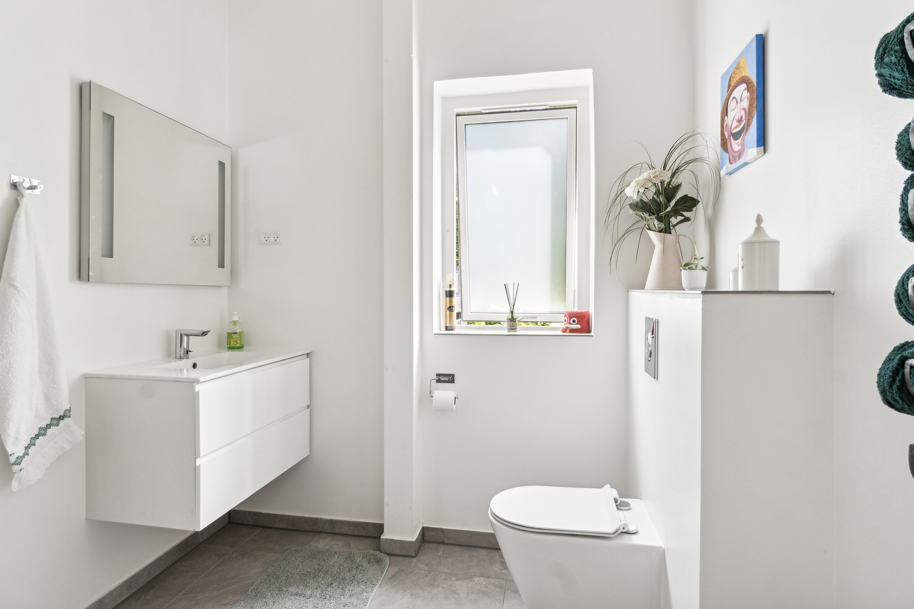 Fremhævet badeværelse billede i fuldskærmstilstand. Billede af Næsdal 14, Lammefjorden, 4550 Asnæs