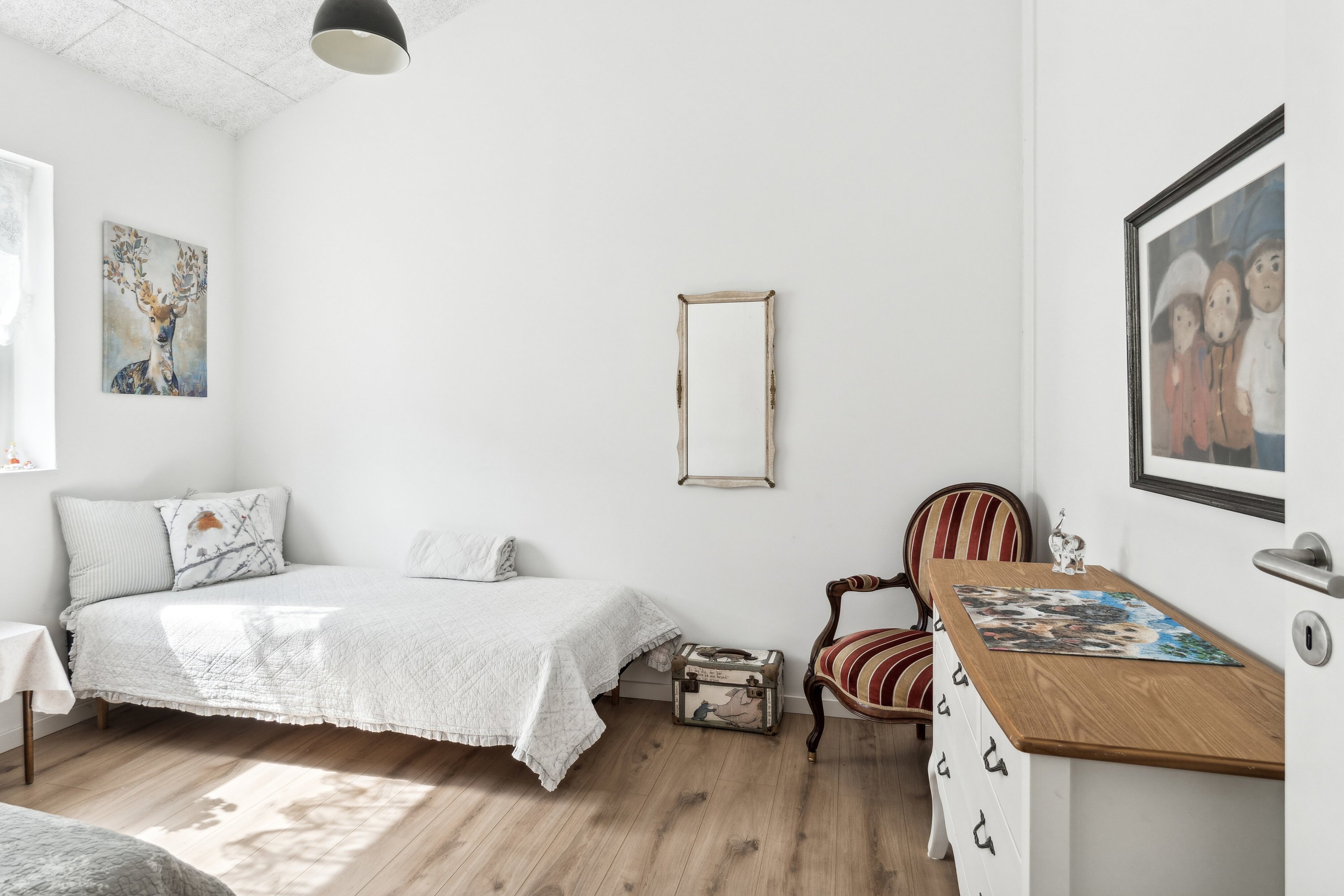 Fremhævet soveværelse billede i fuldskærmstilstand. Billede af Næsdal 14, Lammefjorden, 4550 Asnæs