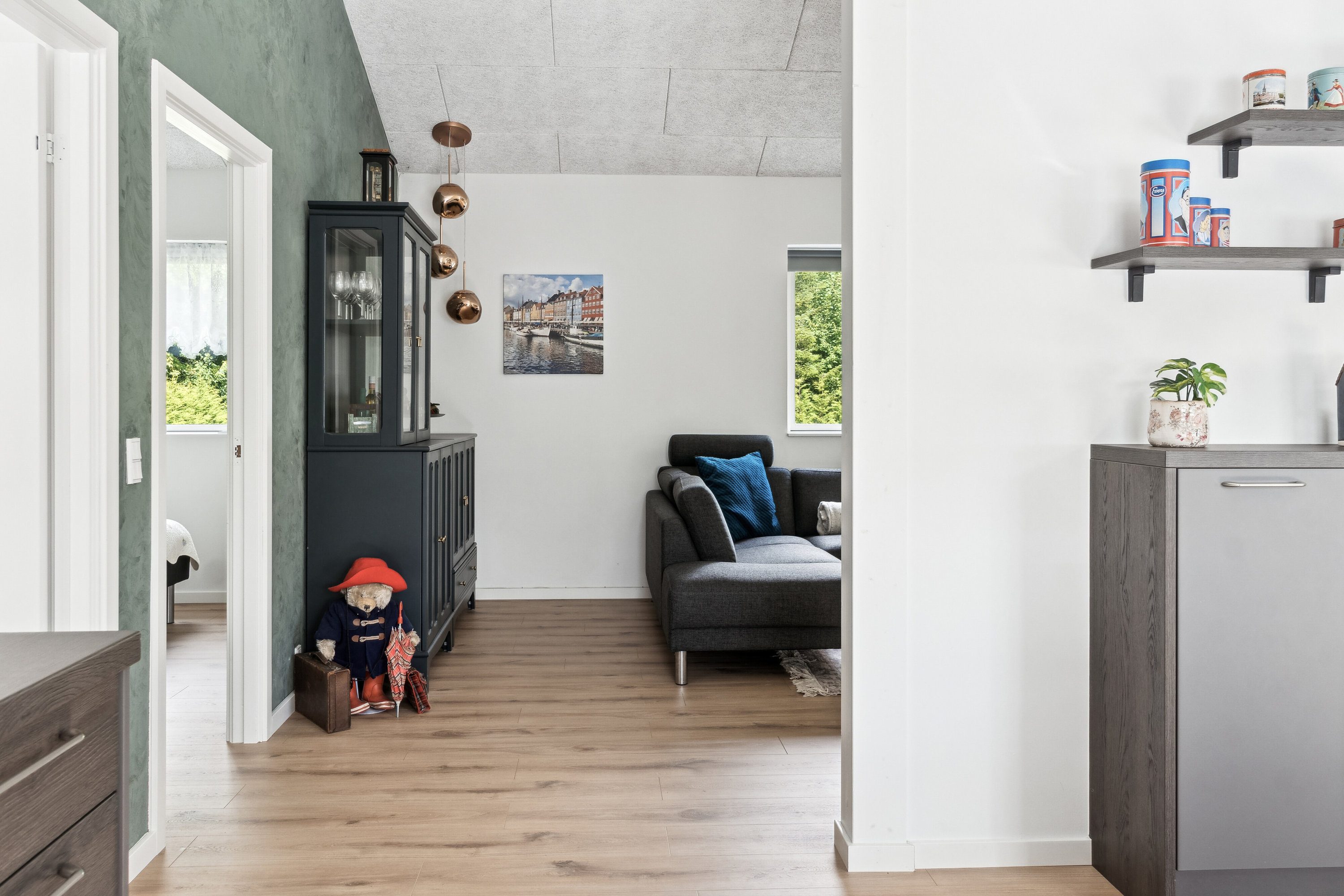 Fremhævet stue billede i fuldskærmstilstand. Billede af Næsdal 14, Lammefjorden, 4550 Asnæs