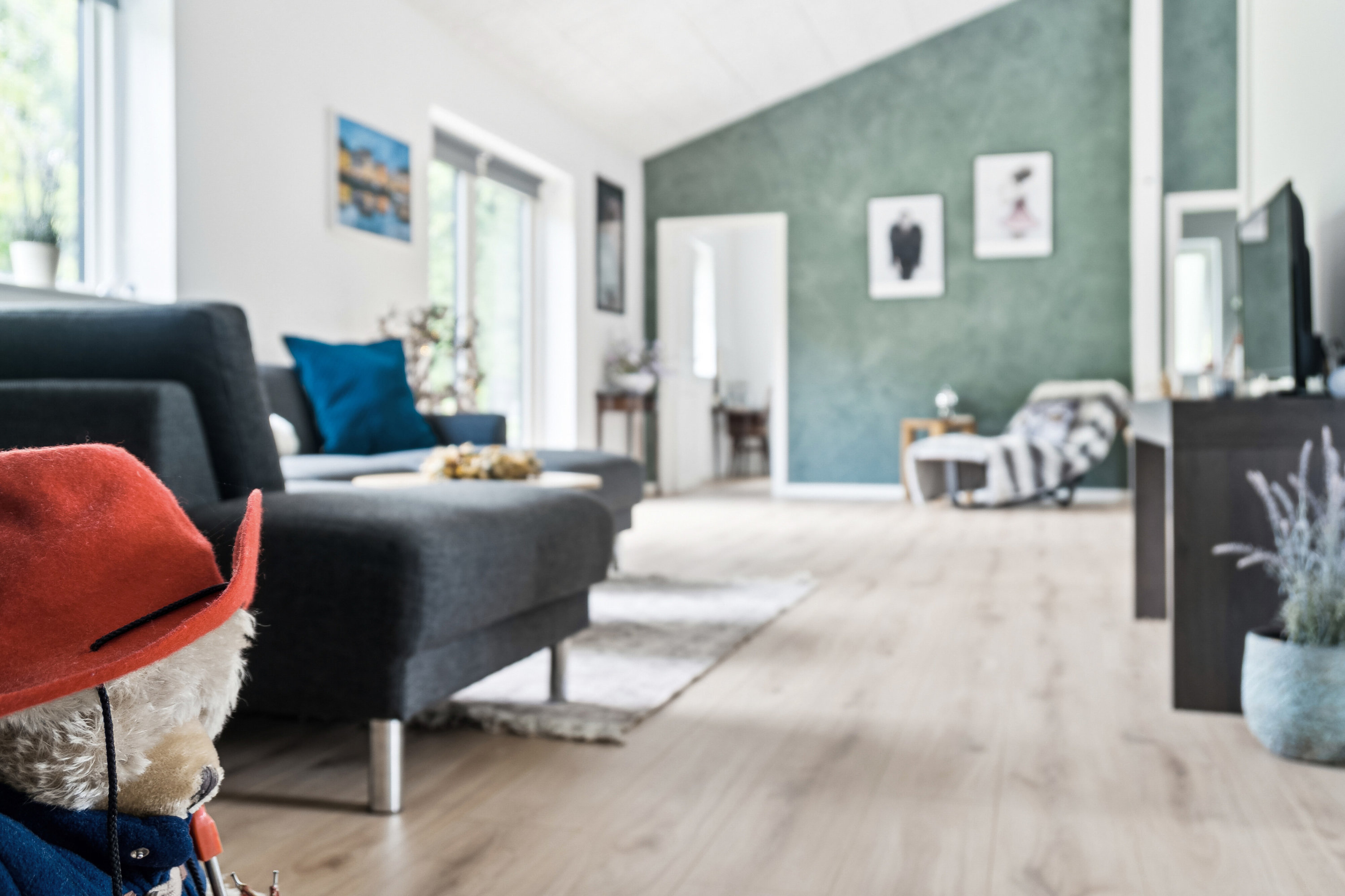 Fremhævet stue billede i fuldskærmstilstand. Billede af Næsdal 14, Lammefjorden, 4550 Asnæs