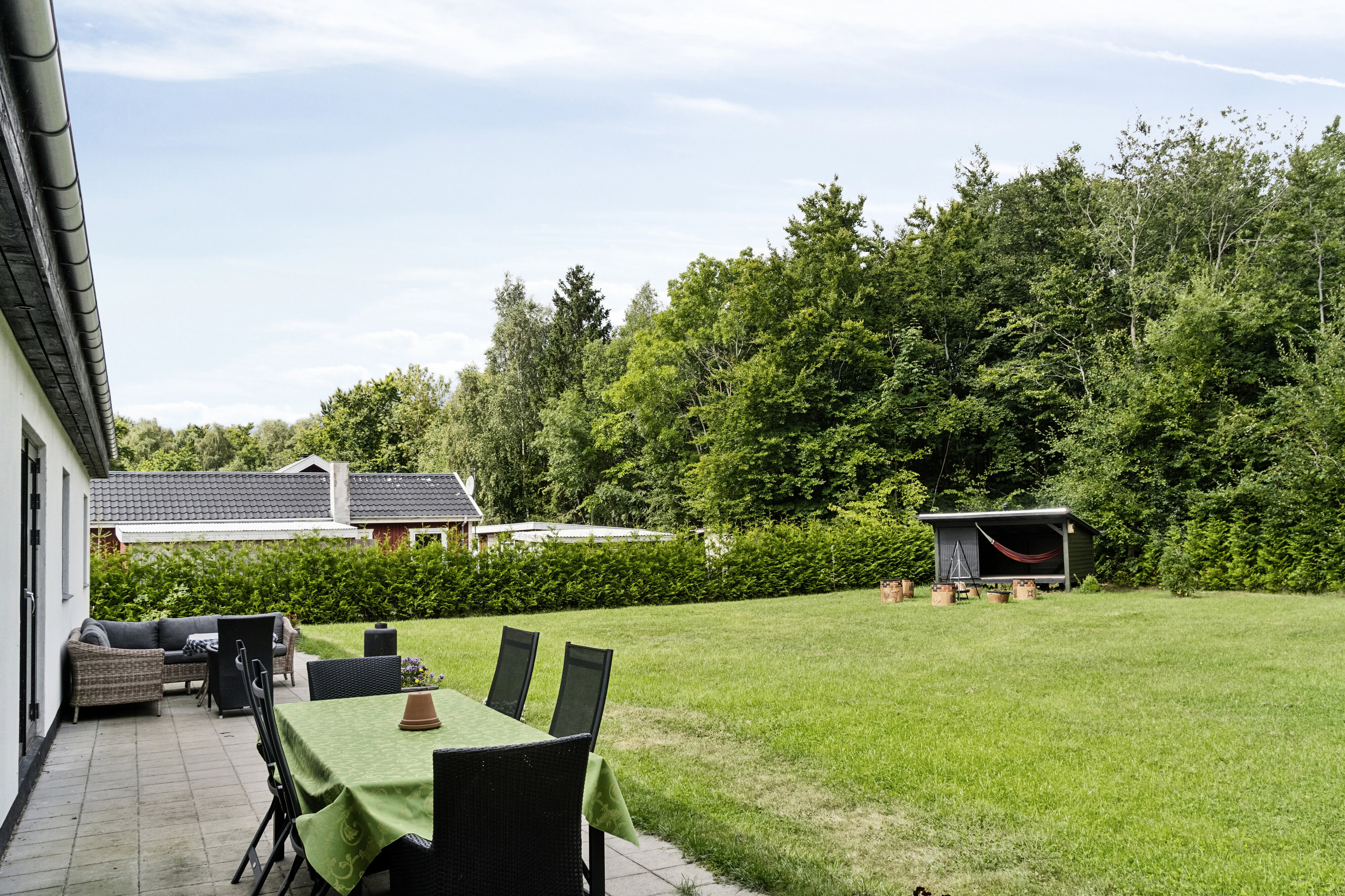 Fremhævet terrasse billede i fuldskærmstilstand. Billede af Næsdal 14, Lammefjorden, 4550 Asnæs