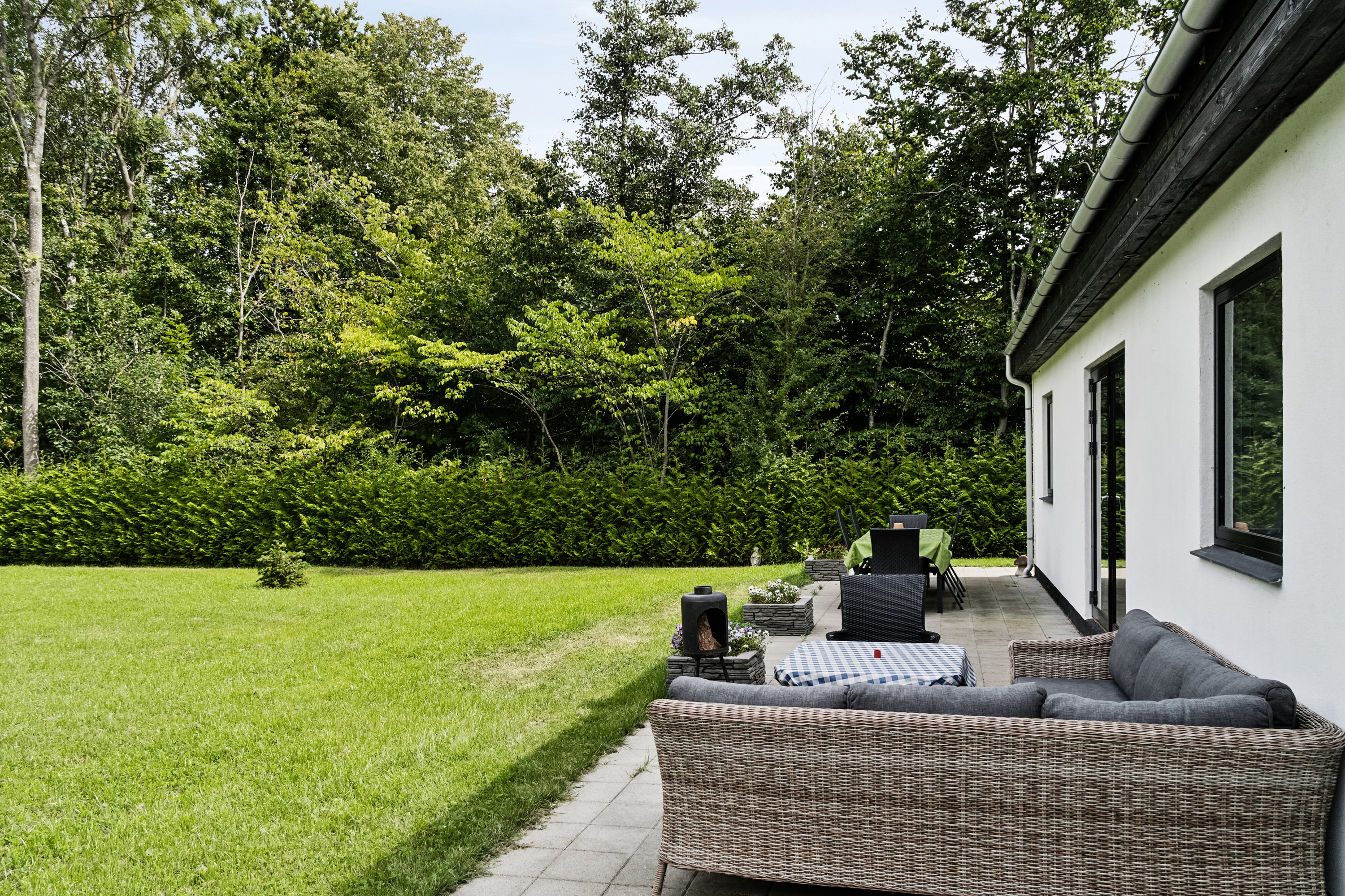 Fremhævet terrasse billede i fuldskærmstilstand. Billede af Næsdal 14, Lammefjorden, 4550 Asnæs