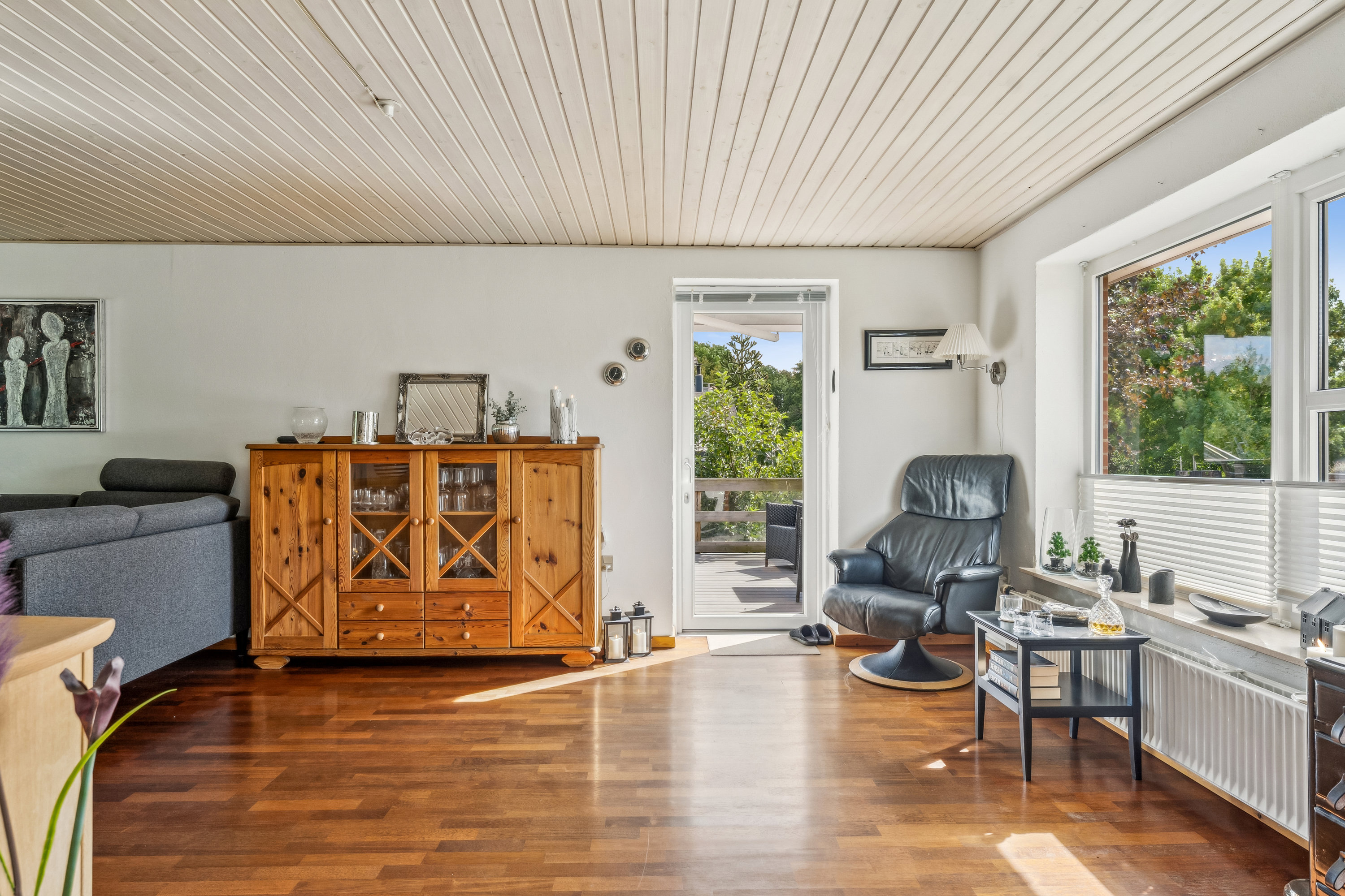 Fremhævet stue billede i fuldskærmstilstand. Billede af Mølleengen 8, 8850 Bjerringbro