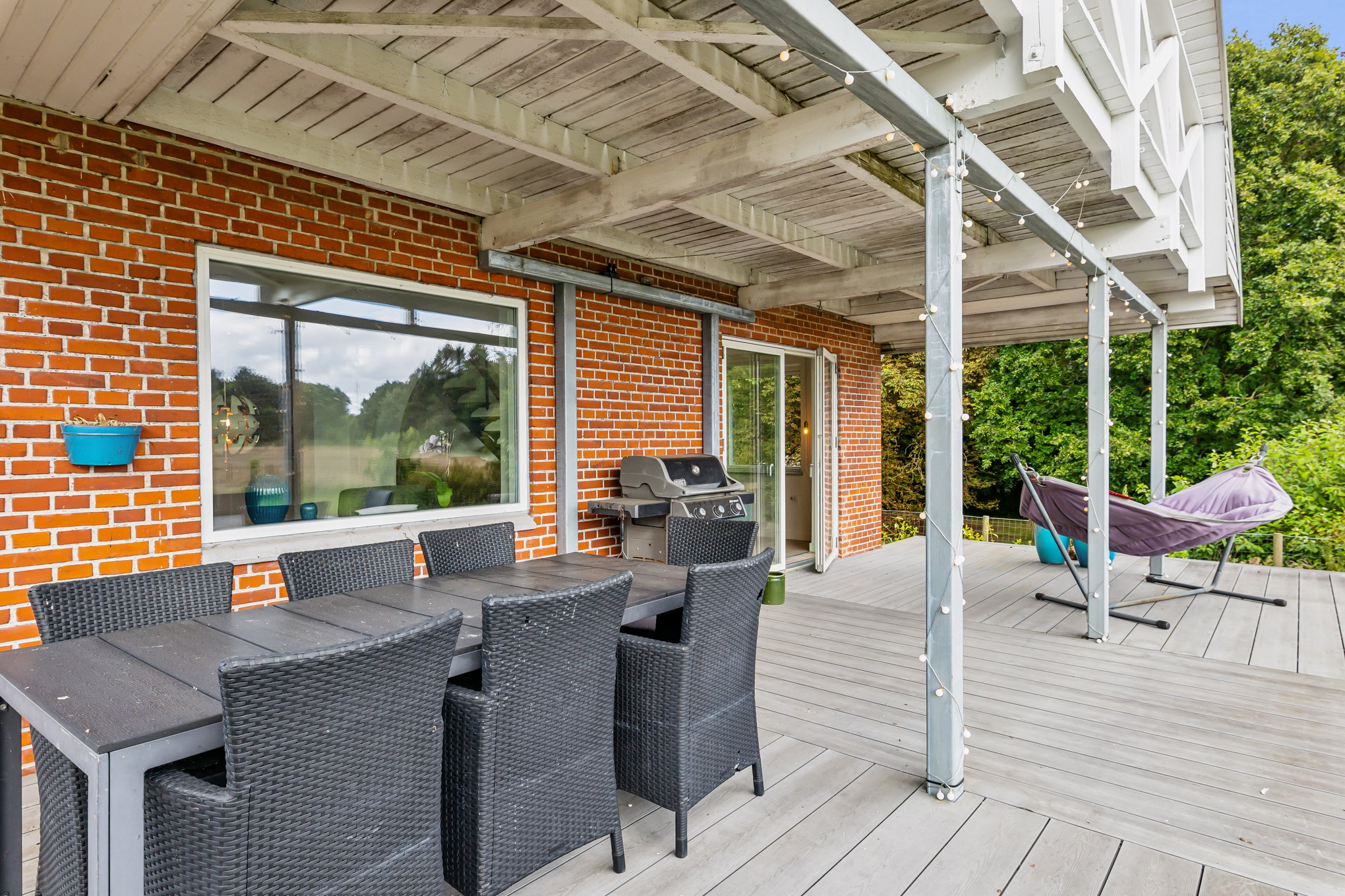 Fremhævet terrasse billede i fuldskærmstilstand. Billede af Læstenvej 14, Rejstrup, 8990 Fårup