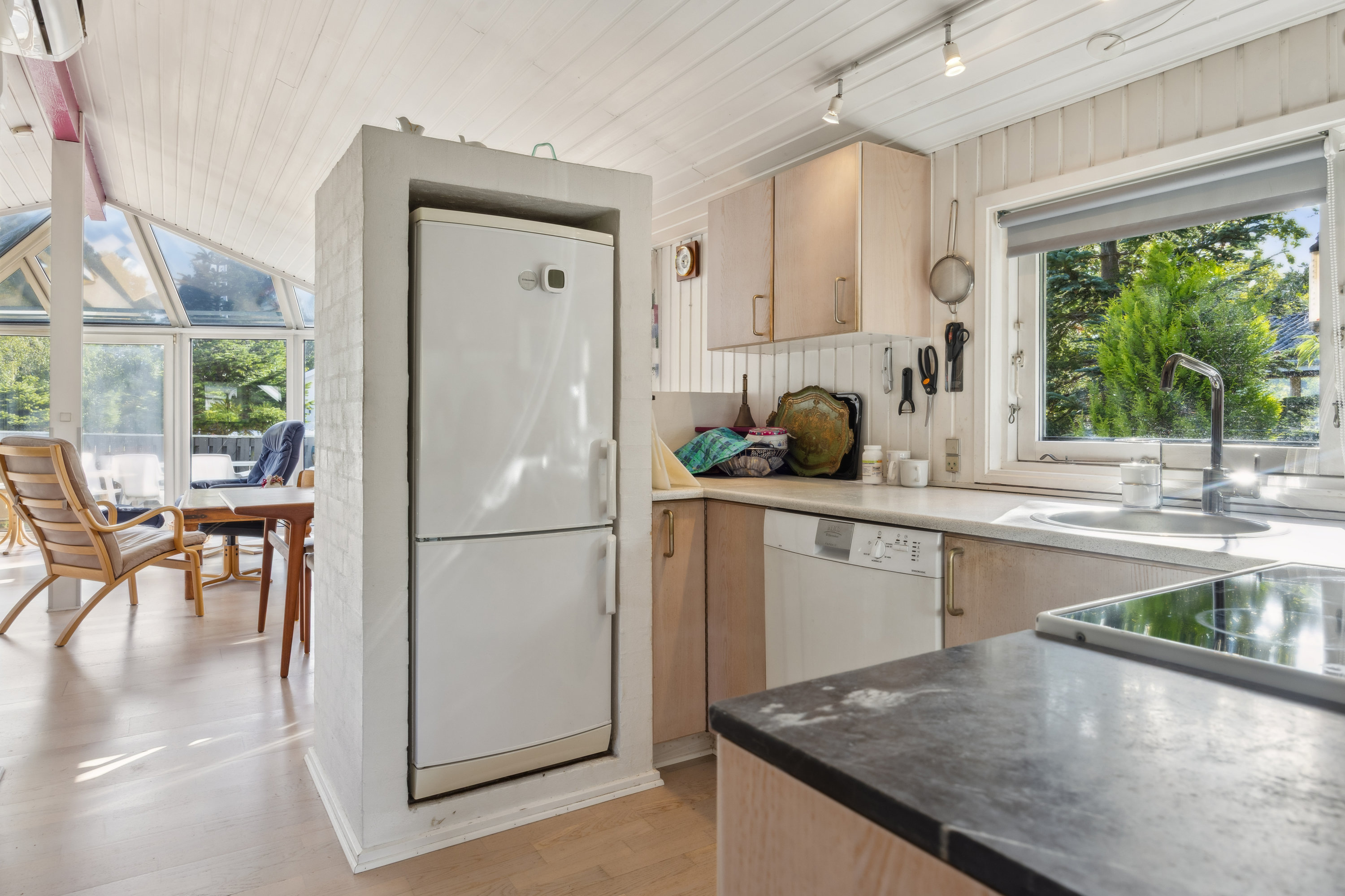 Fremhævet køkken billede i fuldskærmstilstand. Billede af Bisnapvej 67, Bisnap, 9370 Hals