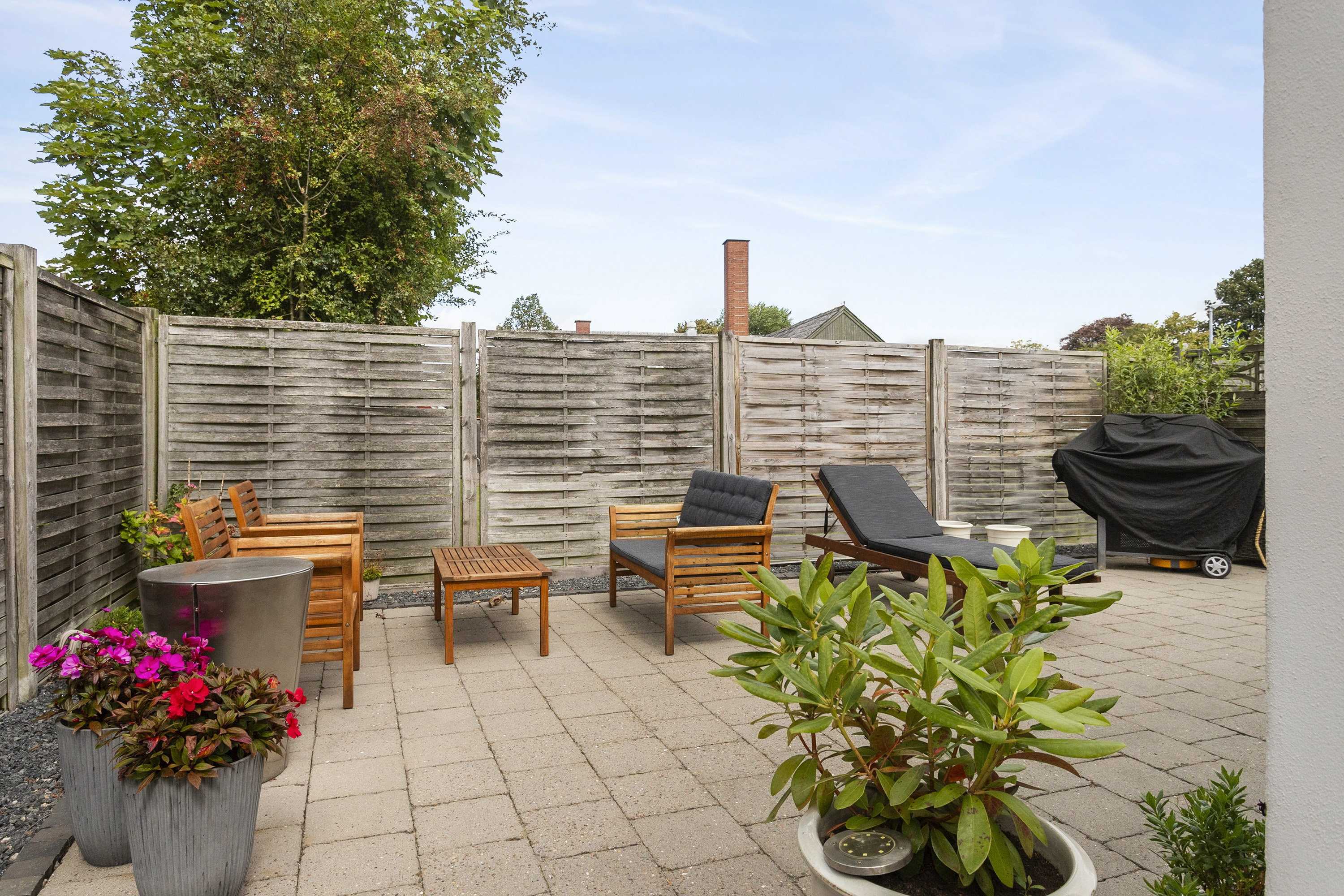 Fremhævet terrasse billede i fuldskærmstilstand. Billede af Andstvej 2, 6621 Gesten