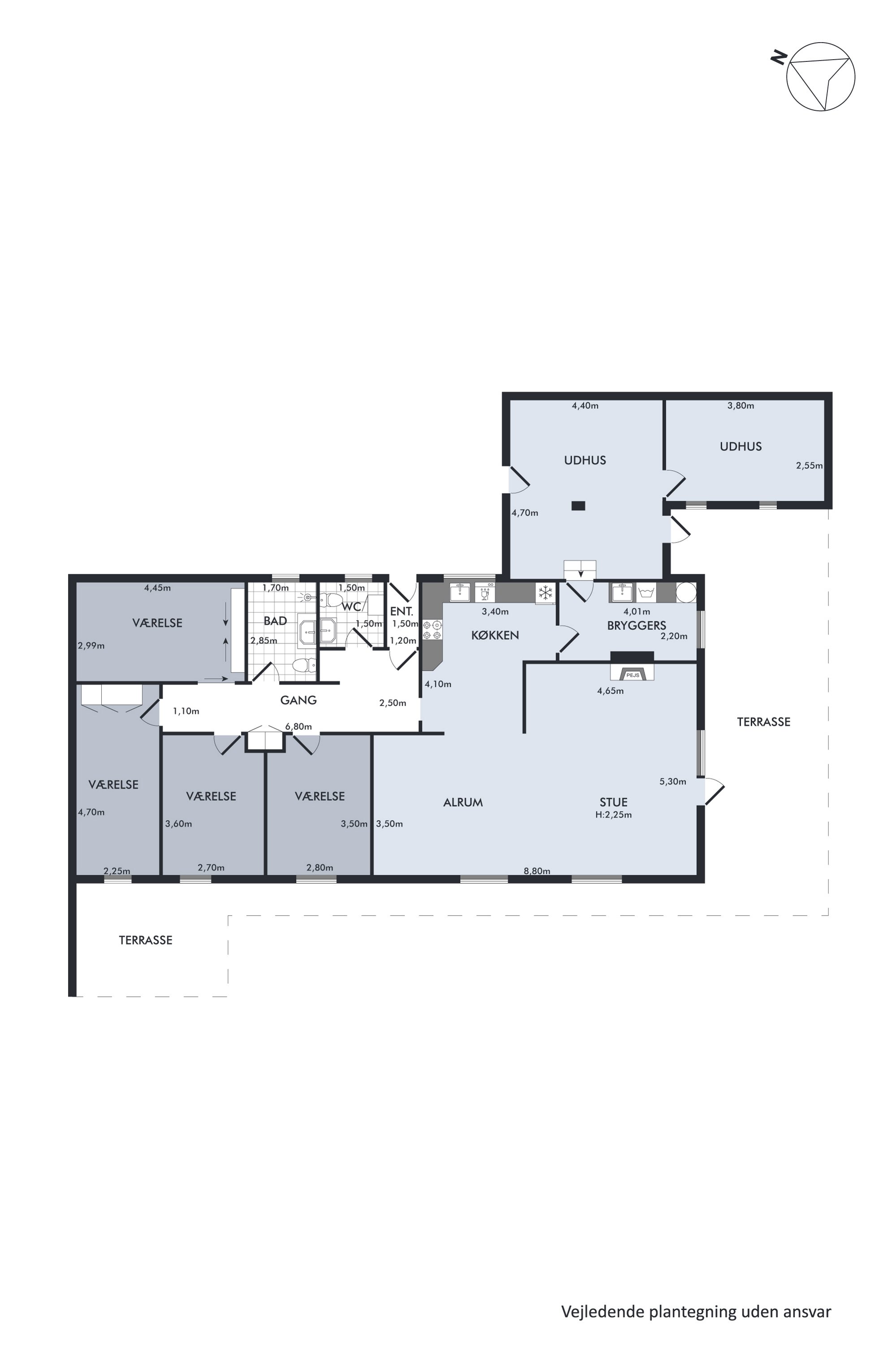 Plantegninger billede af Agervænget 7, Hvidsten, 8981 Spentrup