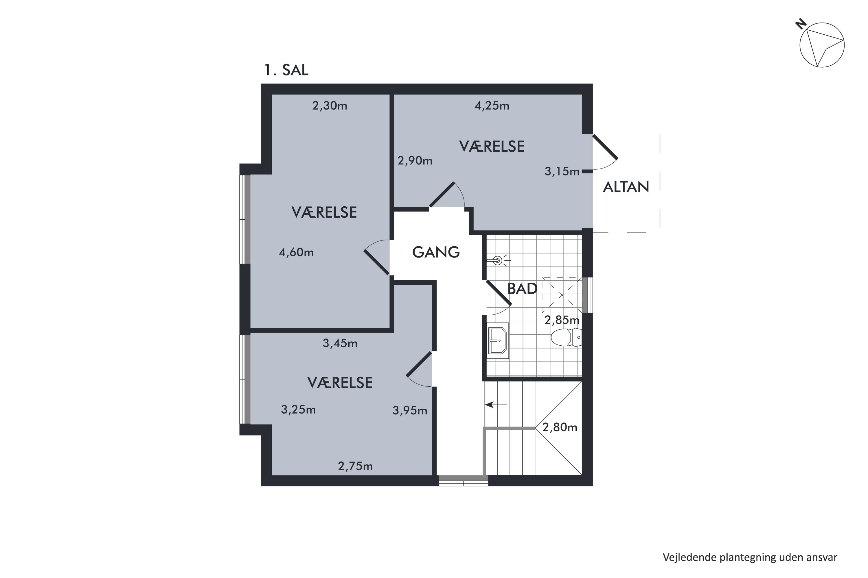 Plantegninger billede af Stjernevej 44, 8930 Randers NØ