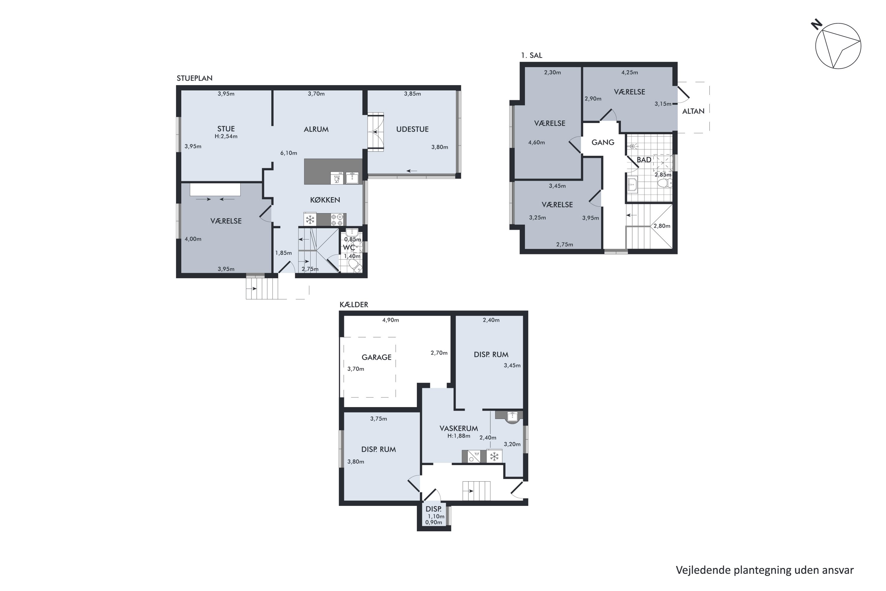 Plantegninger billede af Stjernevej 44, 8930 Randers NØ