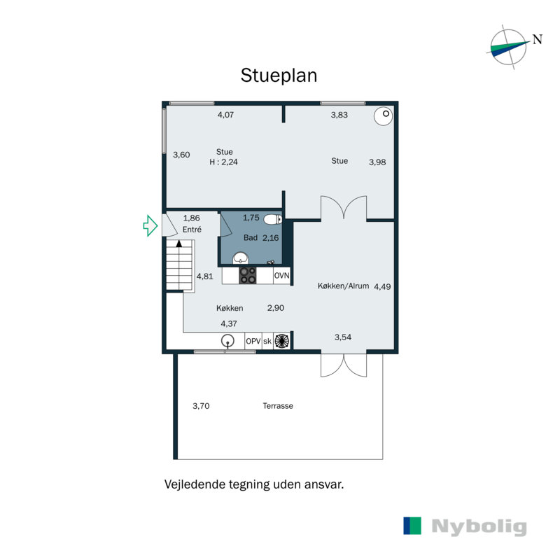 Plantegninger billede af Bryndumvej 5, Tarp, 6715 Esbjerg N