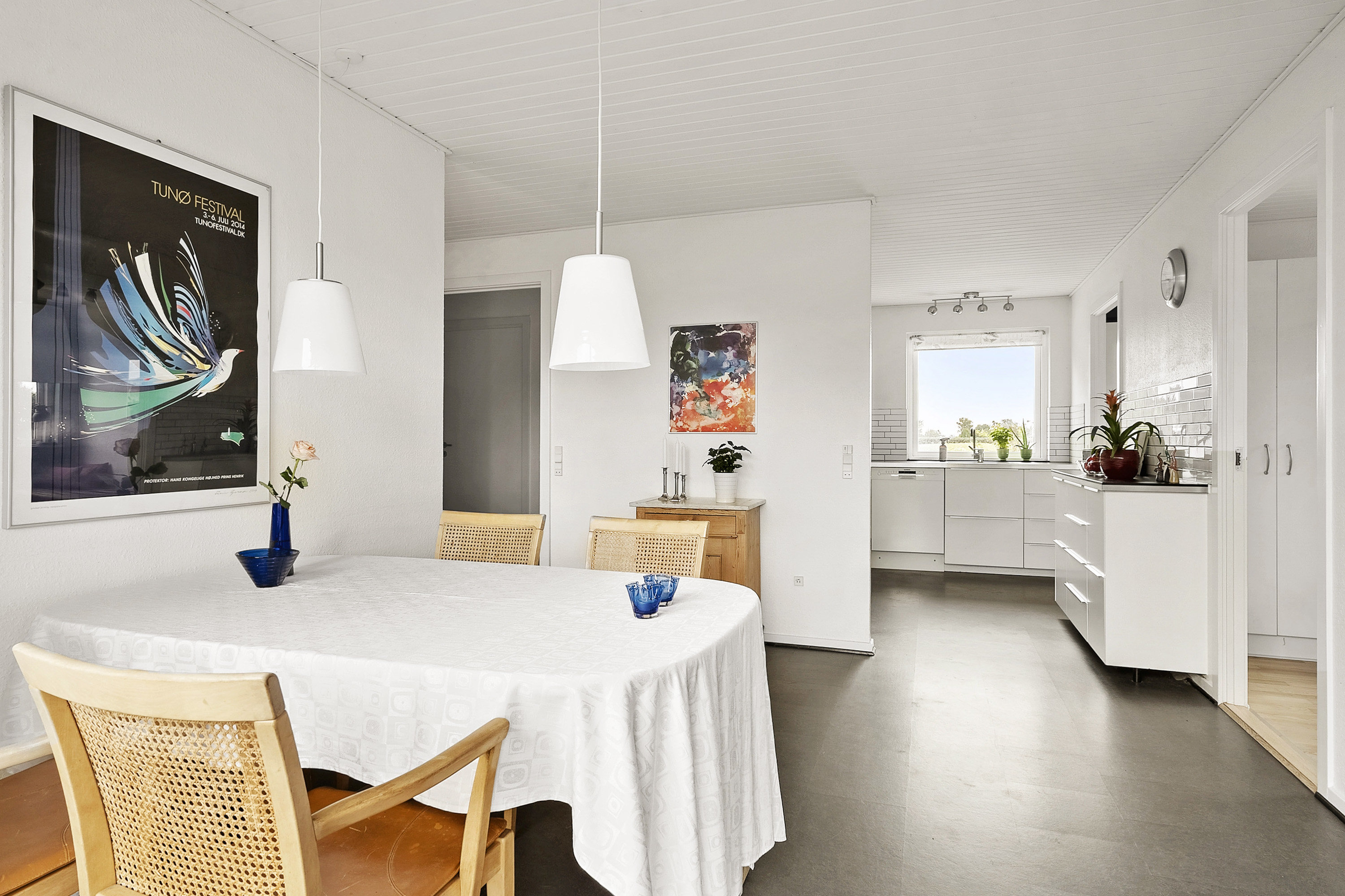 Fremhævet spisestue billede i fuldskærmstilstand. Billede af Gl Krovej 25A, Norsminde, 8300 Odder