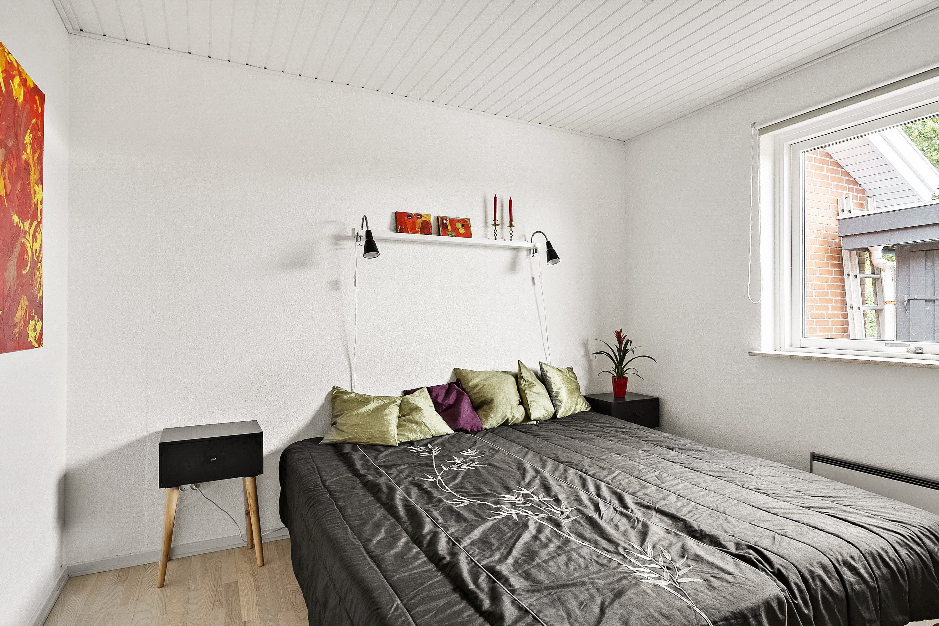 Fremhævet soveværelse billede i fuldskærmstilstand. Billede af Gl Krovej 25A, Norsminde, 8300 Odder