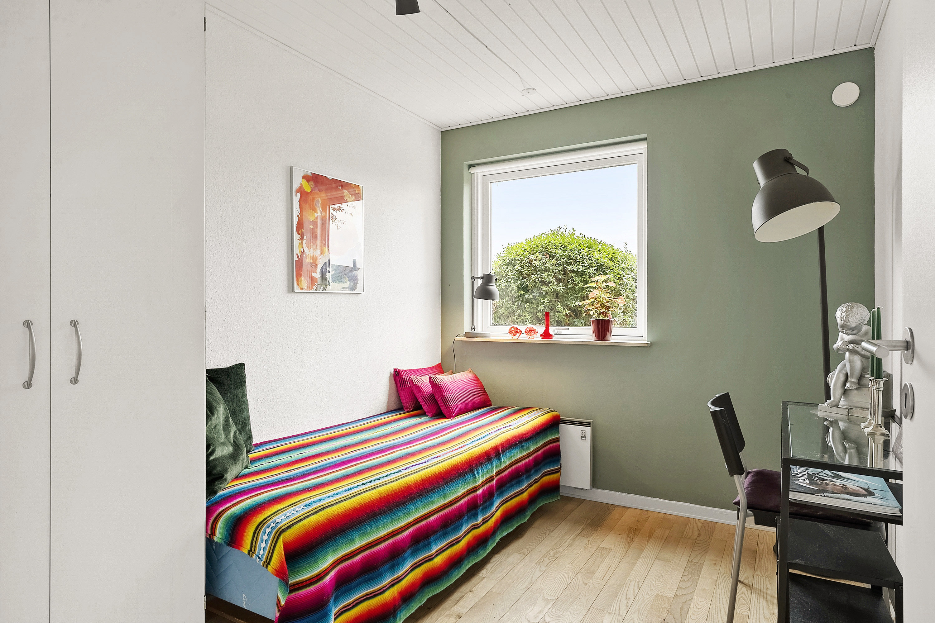 Fremhævet soveværelse billede i fuldskærmstilstand. Billede af Gl Krovej 25A, Norsminde, 8300 Odder