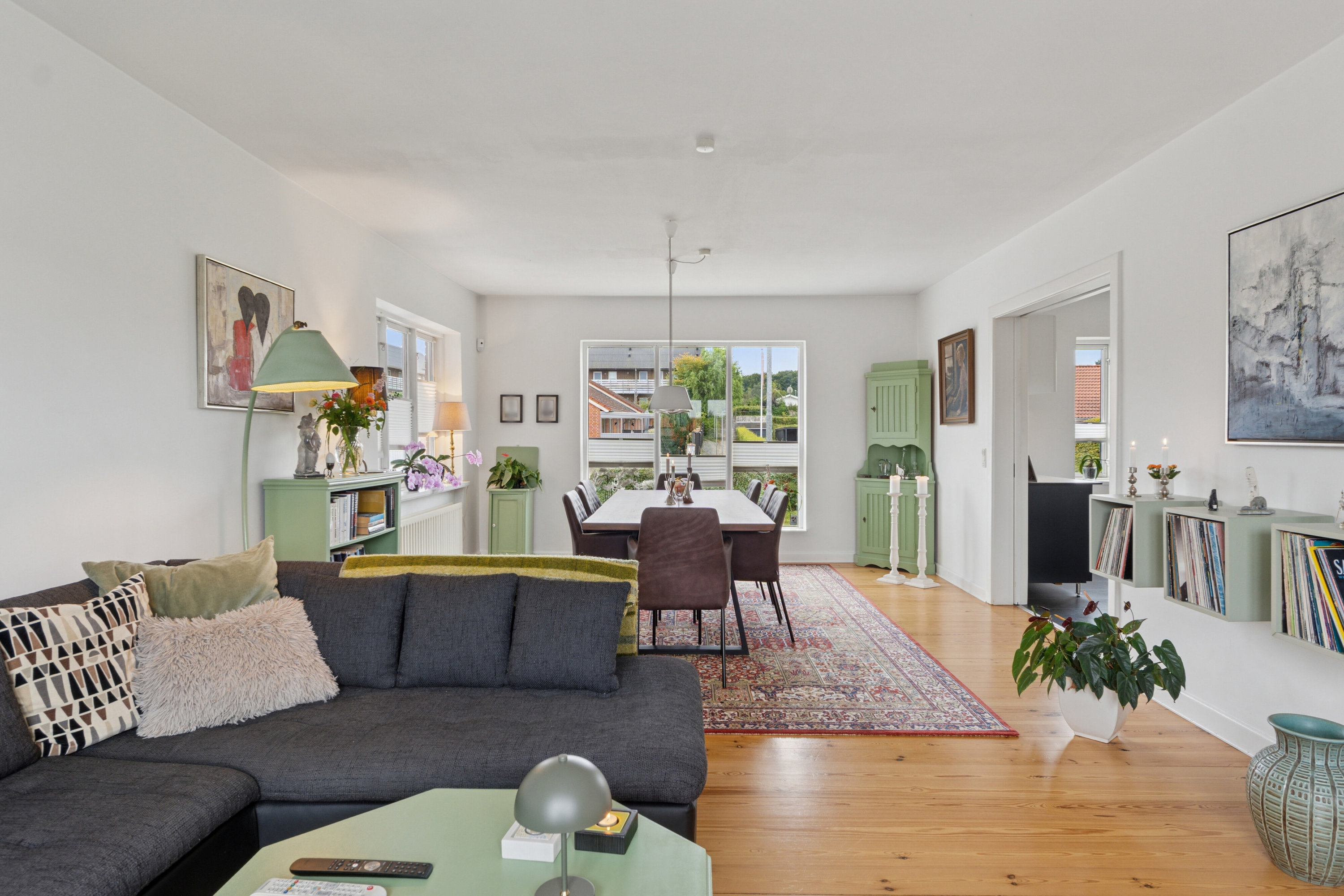 Fremhævet stue billede i fuldskærmstilstand. Billede af Vestergade 25, 5492 Vissenbjerg