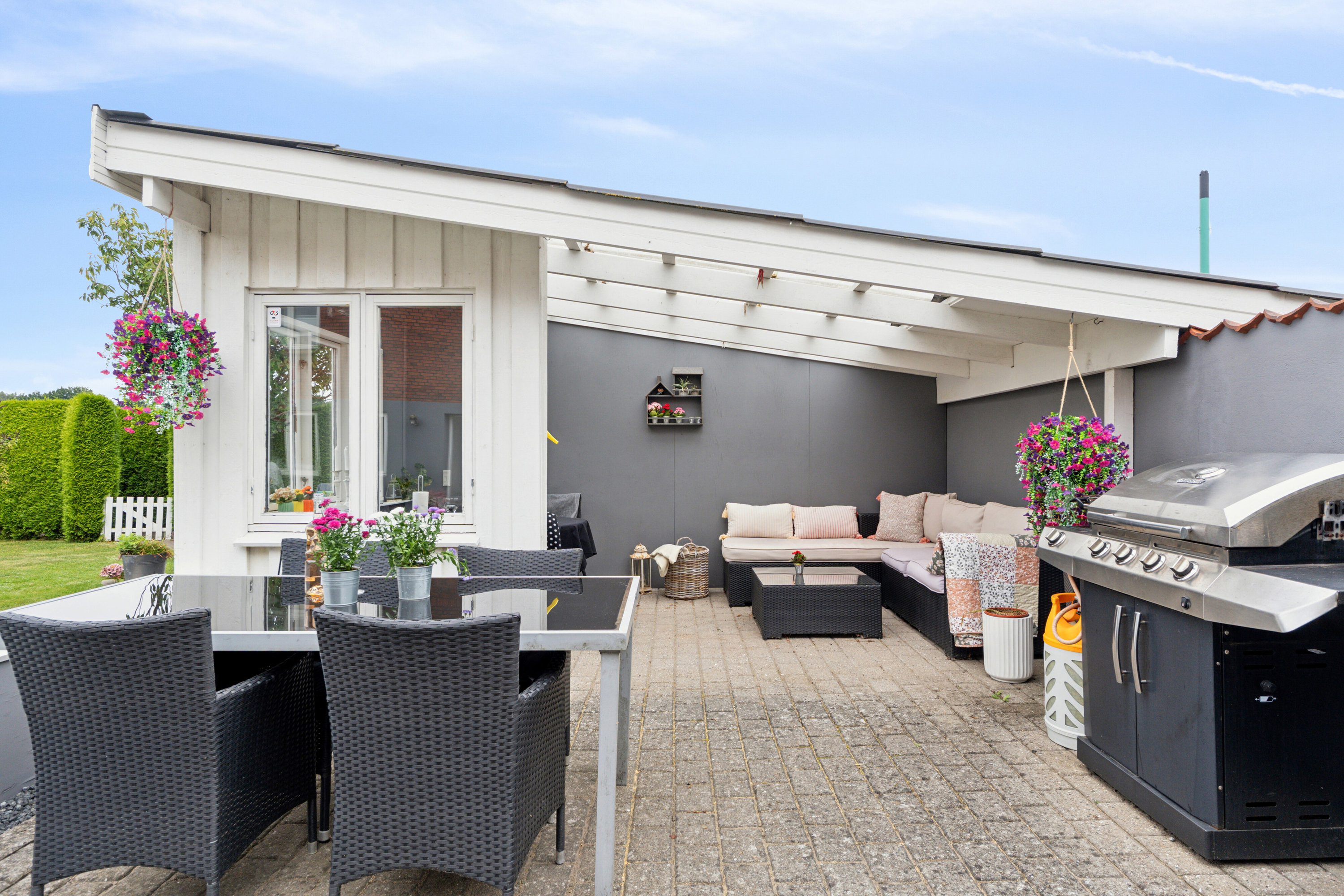 Fremhævet terrasse billede i fuldskærmstilstand. Billede af Vestergade 25, 5492 Vissenbjerg