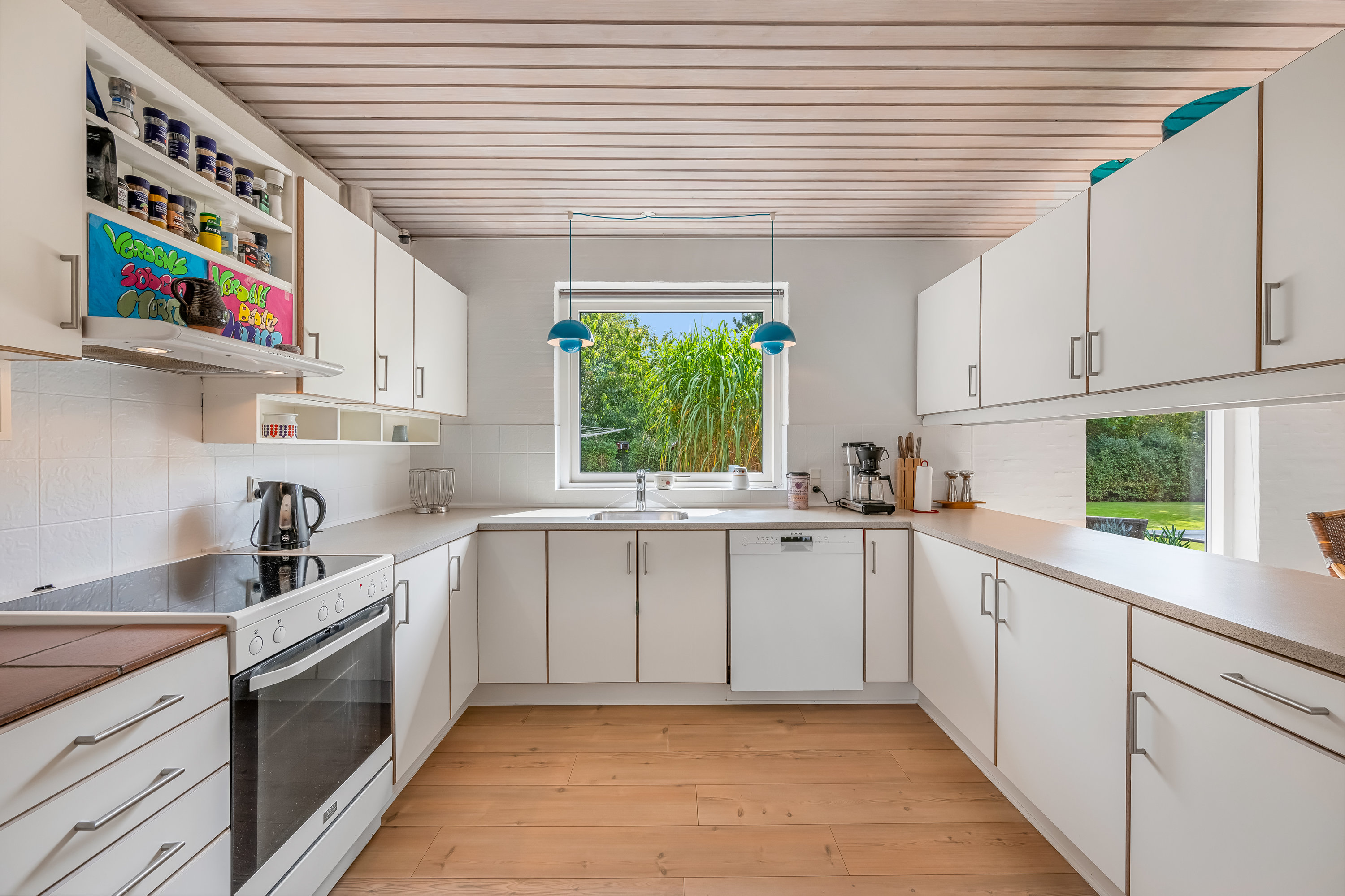 Fremhævet køkken  billede i fuldskærmstilstand. Billede af Åbrinken 14, 6900 Skjern