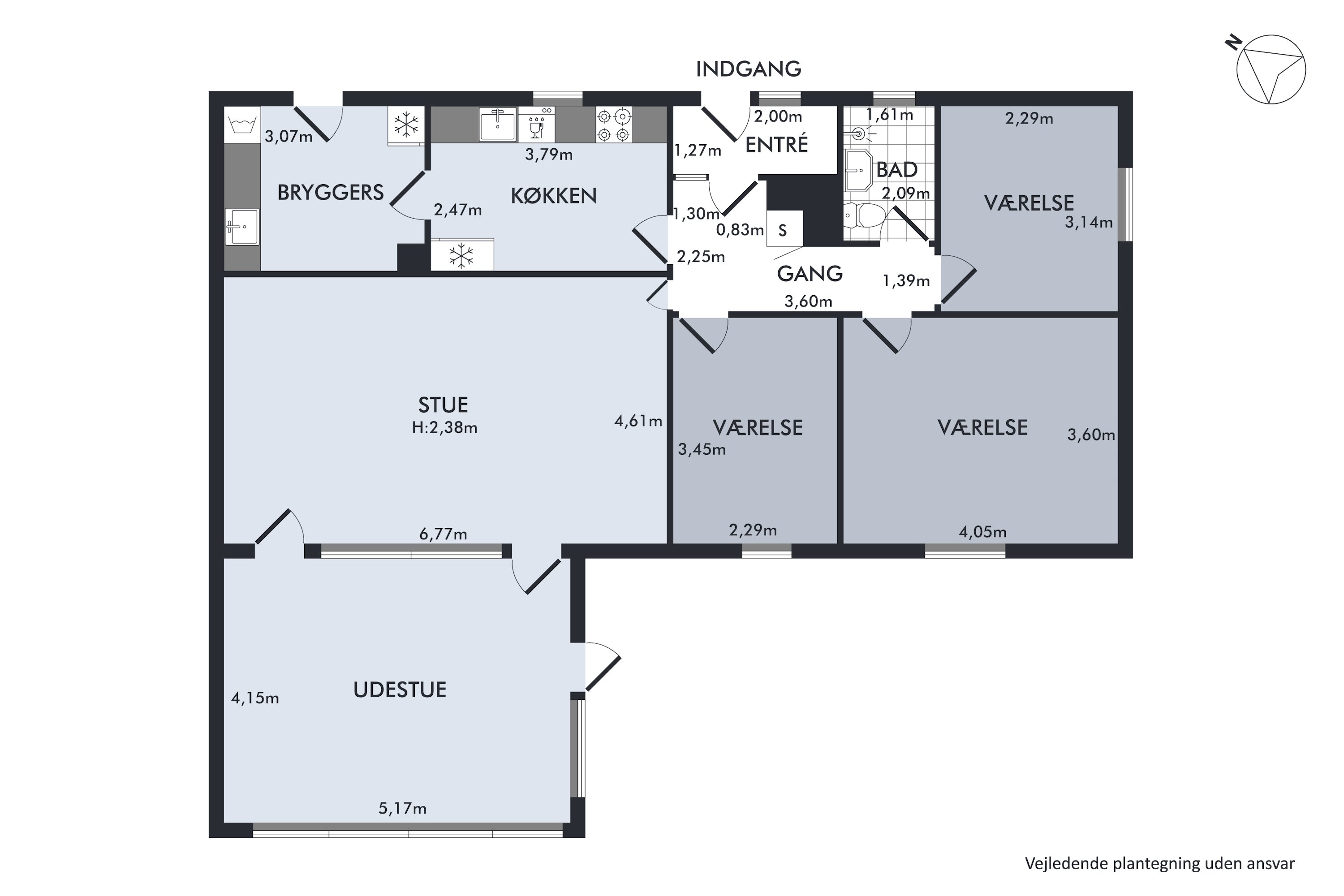 Plantegninger billede af Engdalen 18, 8500 Grenaa