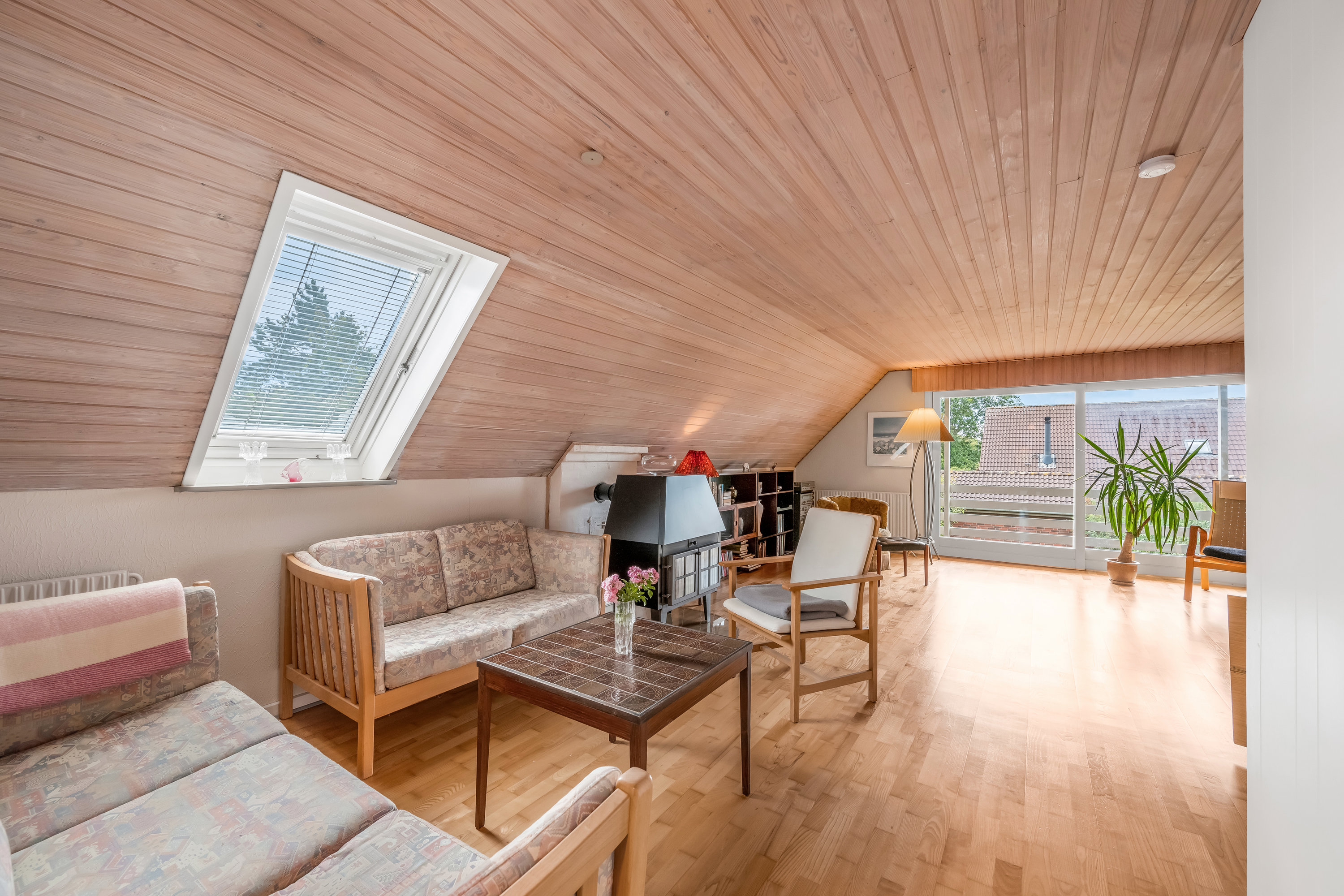 Fremhævet stue  billede i fuldskærmstilstand. Billede af Åbrinken 14, 6900 Skjern