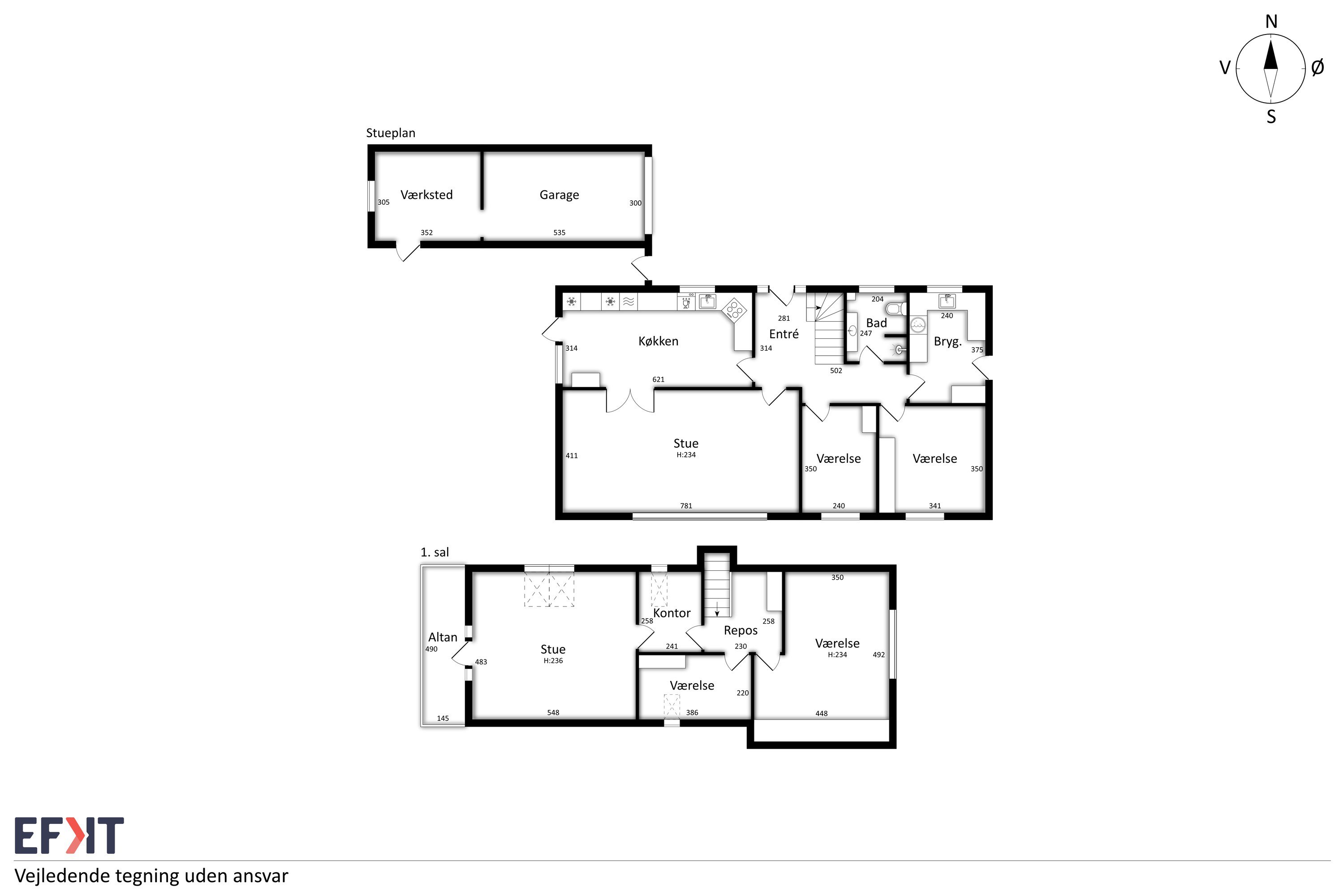 Plantegninger billede af Valmuevej 12, 9870 Sindal