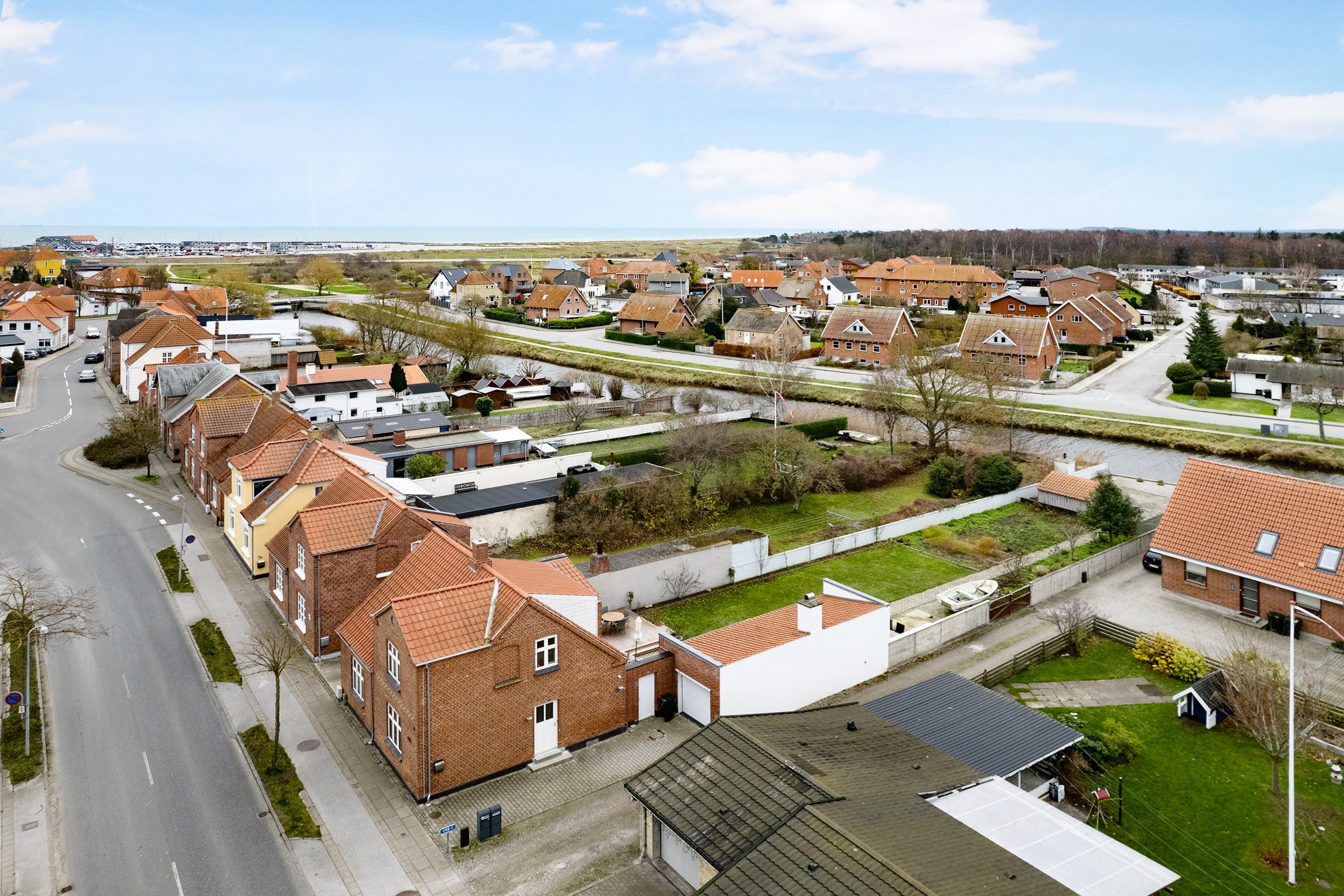 Miniaturebillede 1: luftfoto. Billede af Søgade 49, 8500 Grenaa