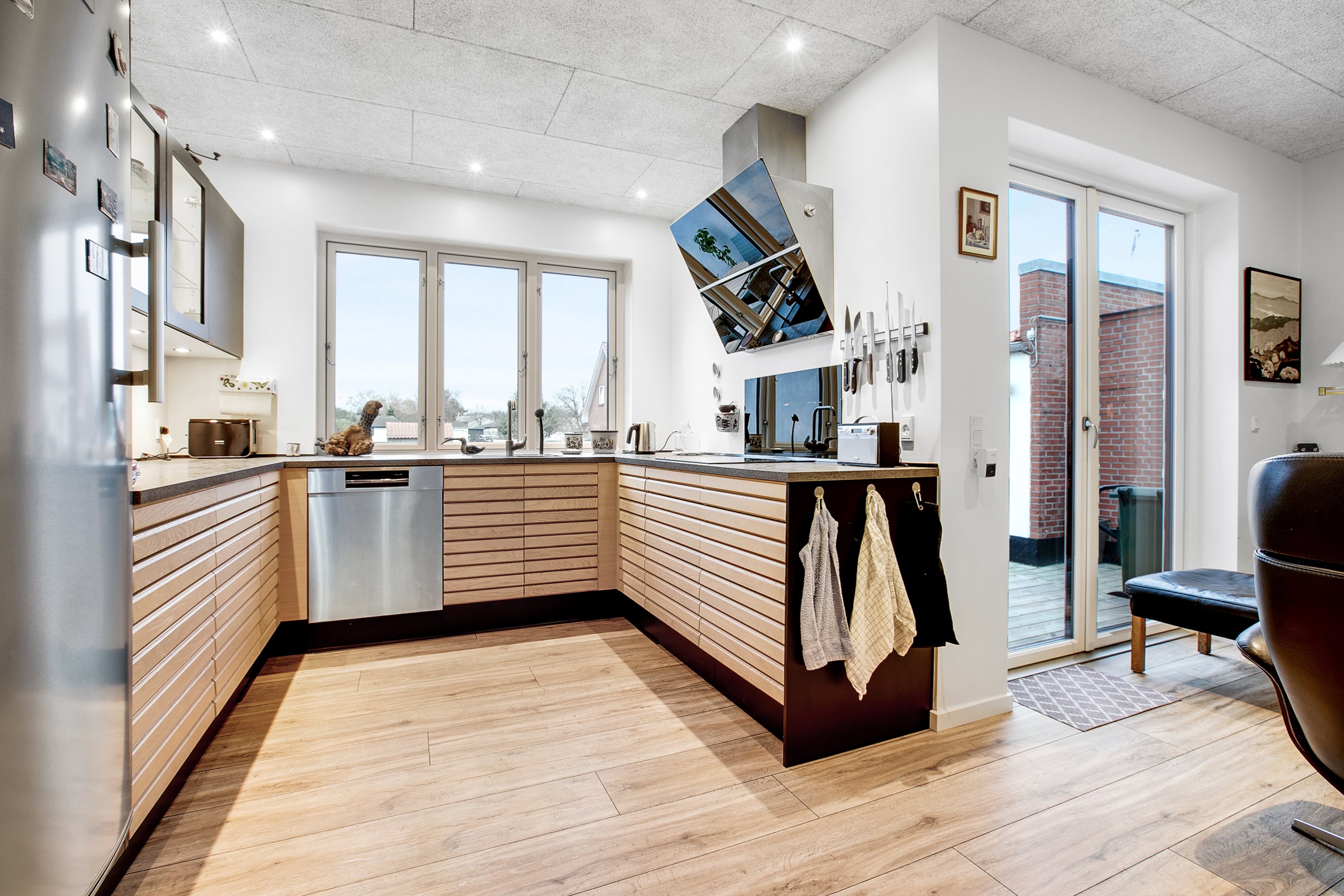 Fremhævet køkken billede i fuldskærmstilstand. Billede af Søgade 49, 8500 Grenaa