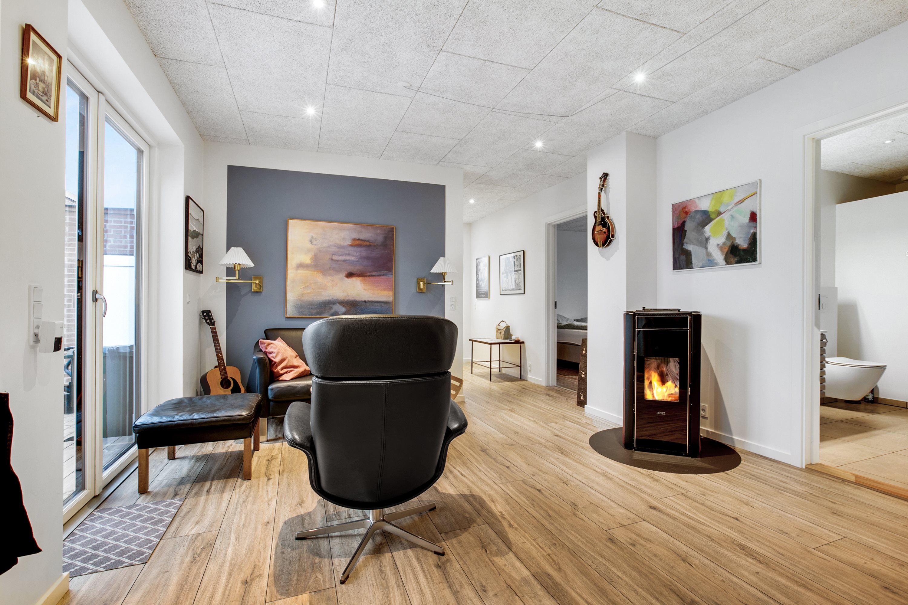 Fremhævet stue billede i fuldskærmstilstand. Billede af Søgade 49, 8500 Grenaa