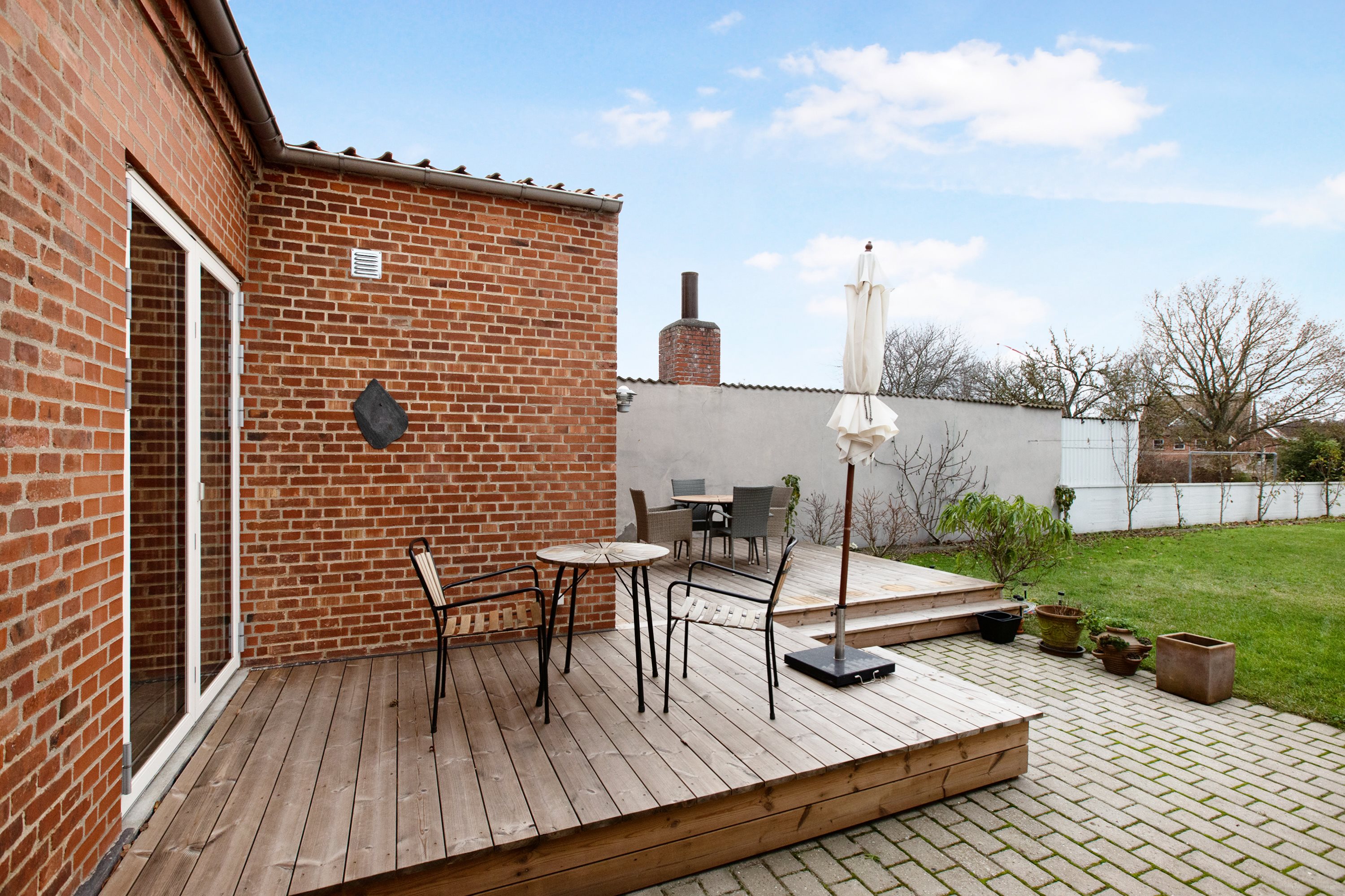 Fremhævet terrasse billede i fuldskærmstilstand. Billede af Søgade 49, 8500 Grenaa