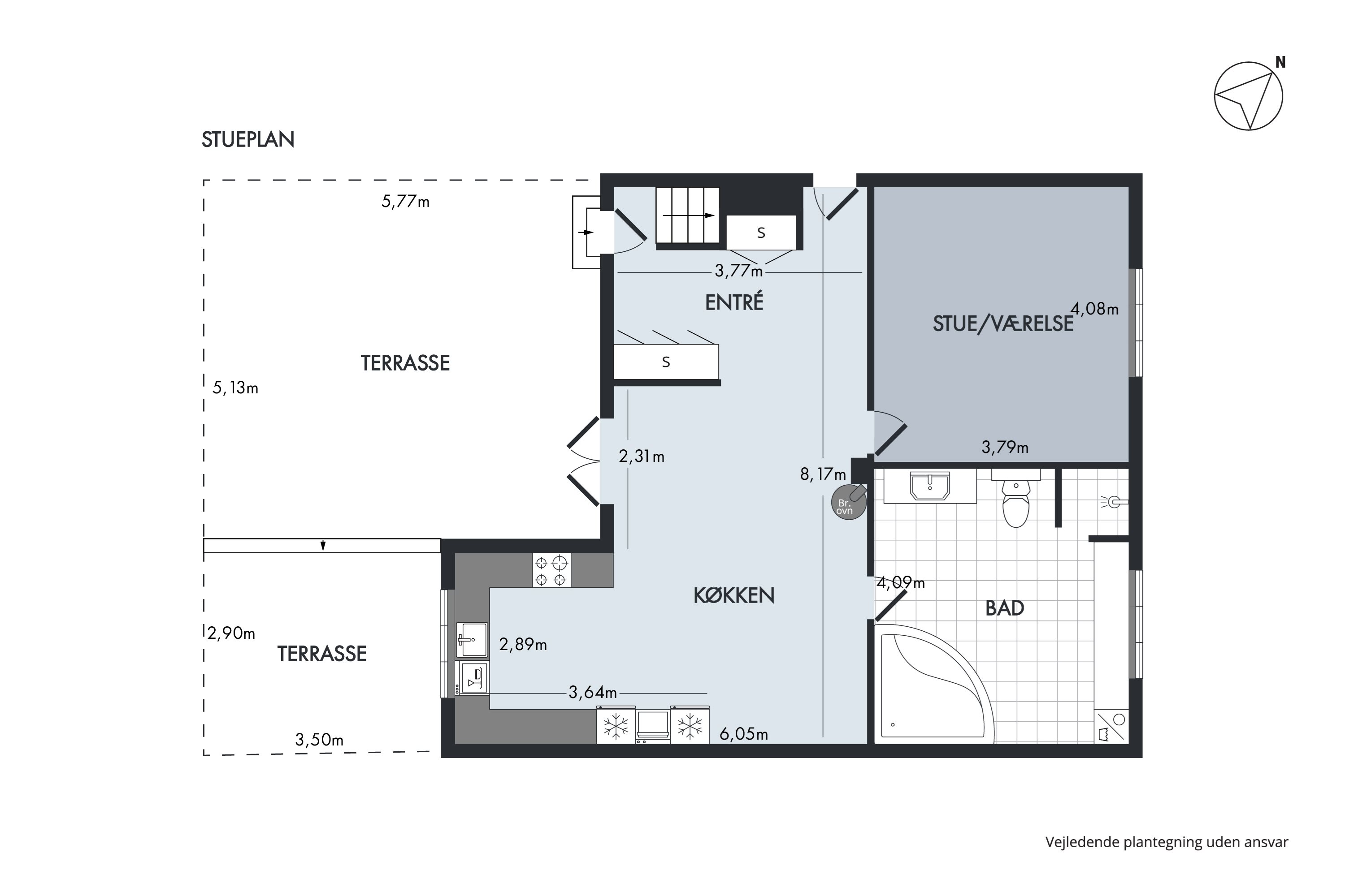 Plantegninger billede af Søgade 49, 8500 Grenaa