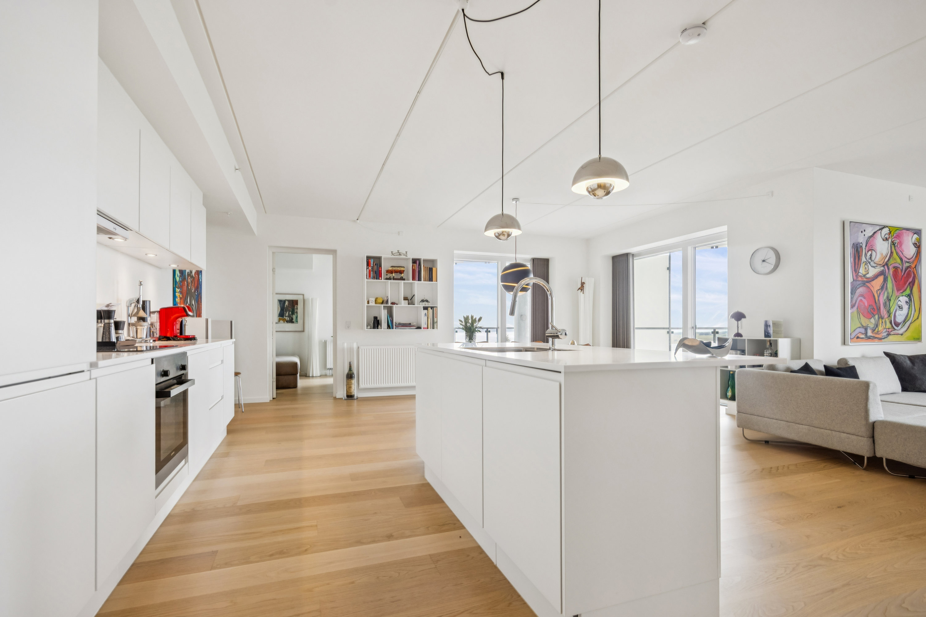 Fremhævet køkken billede i fuldskærmstilstand. Billede af Julius Posselts Vej 3A, 15. 2., 9400 Nørresundby