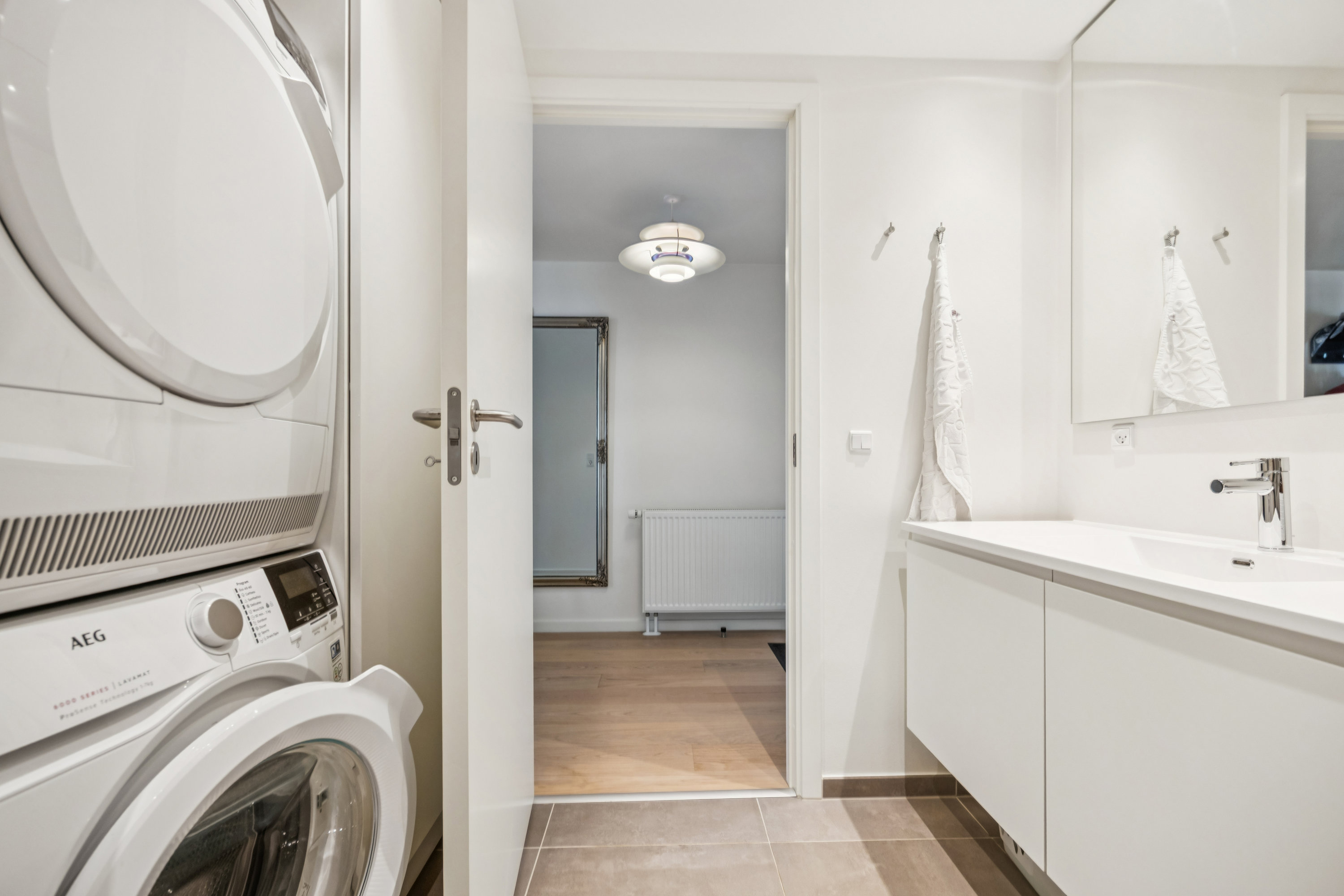 Fremhævet badeværelse billede i fuldskærmstilstand. Billede af Julius Posselts Vej 3A, 15. 2., 9400 Nørresundby