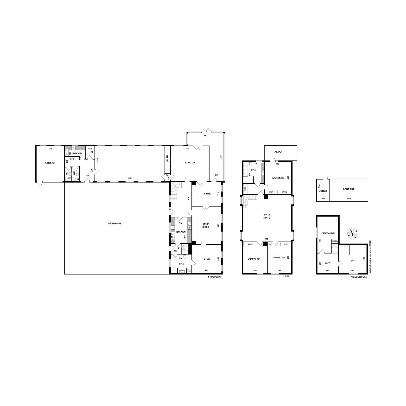 Plantegninger billede af Hornebyvej 10A, 3100 Hornbæk