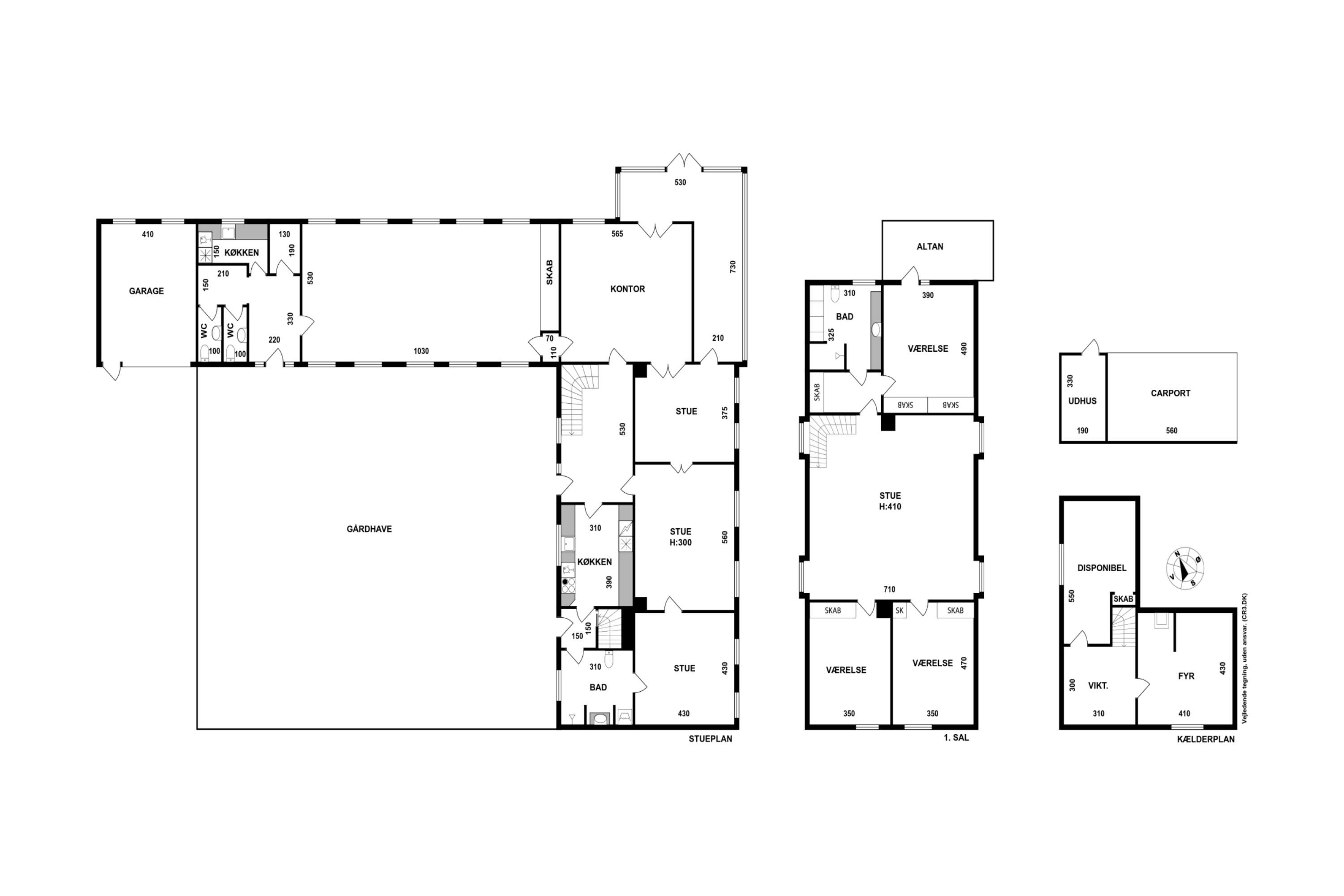 Plantegninger billede af Hornebyvej 10A, 3100 Hornbæk
