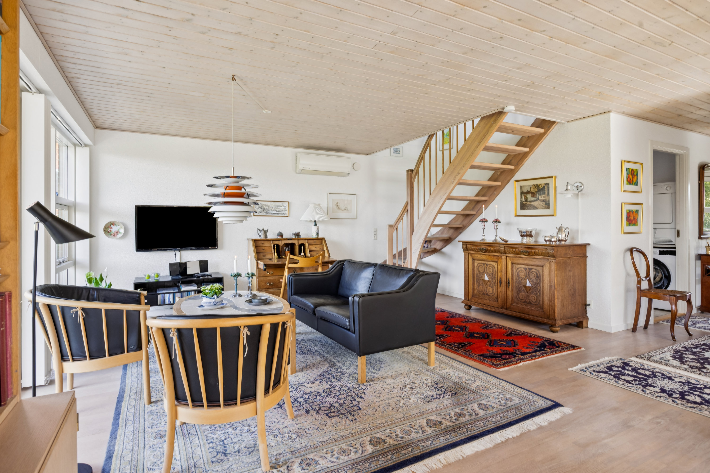 Fremhævet stue billede i fuldskærmstilstand. Billede af Strandparken 21, Vibæk Strand, 8400 Ebeltoft