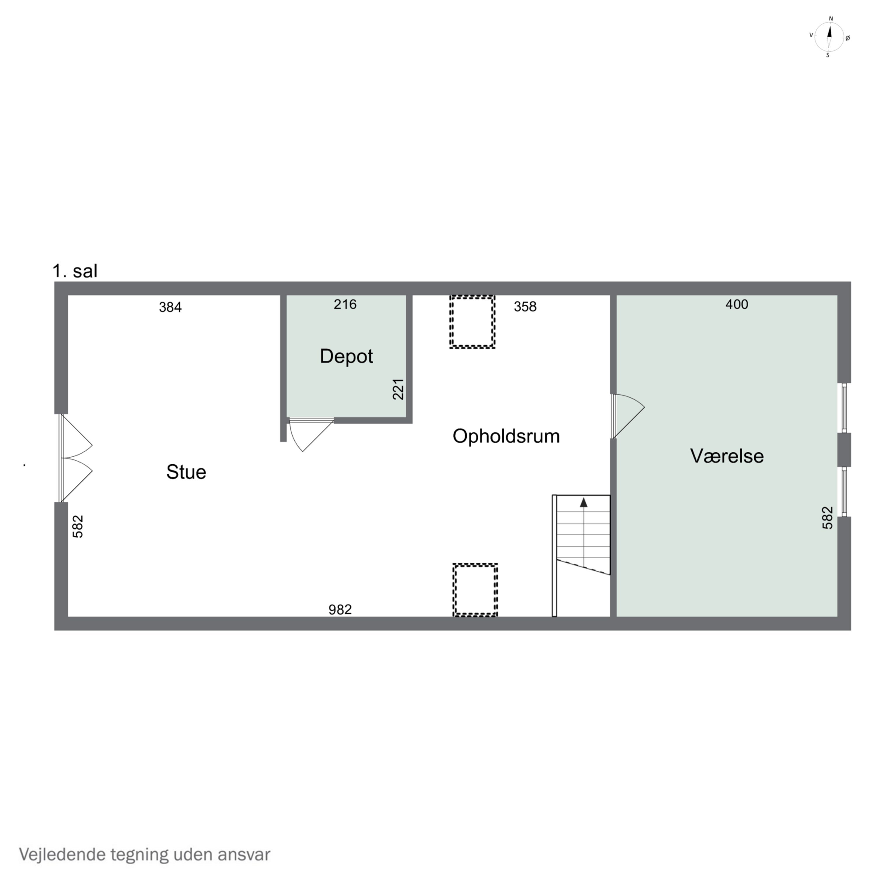 Plantegninger billede af Stejlehøjen 128, Pederstrup, 4700 Næstved