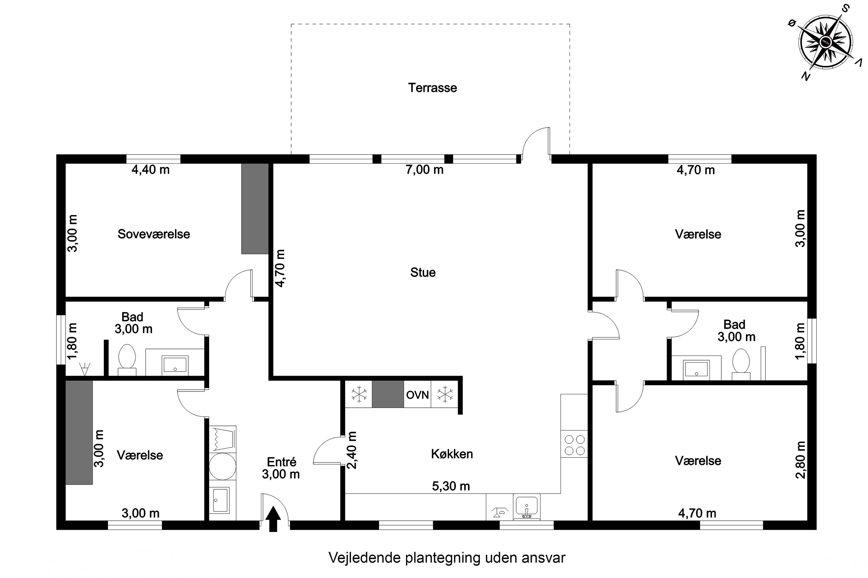 Plantegninger billede af Thagårdvej 4, Humlum, 7600 Struer