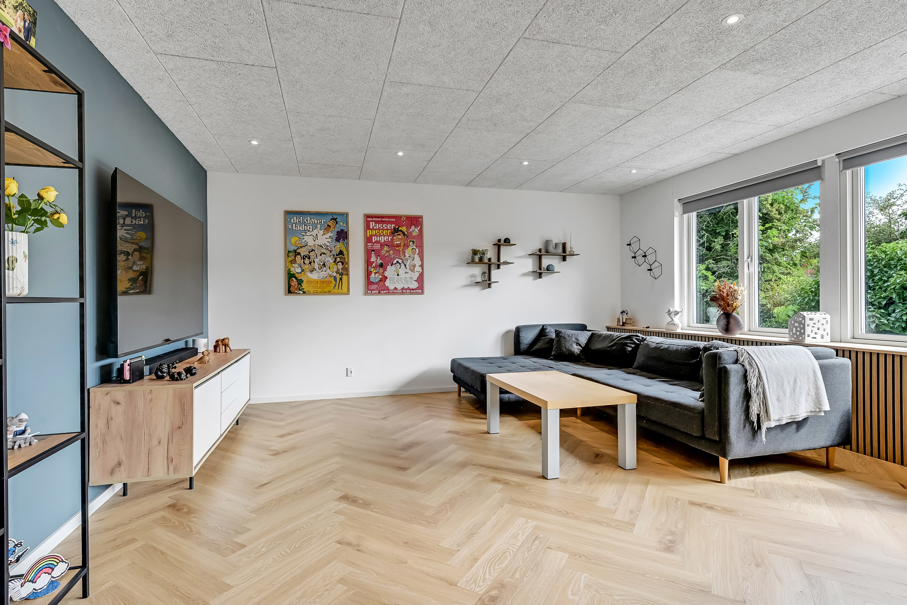 Fremhævet stue billede i fuldskærmstilstand. Billede af Thagårdvej 4, Humlum, 7600 Struer