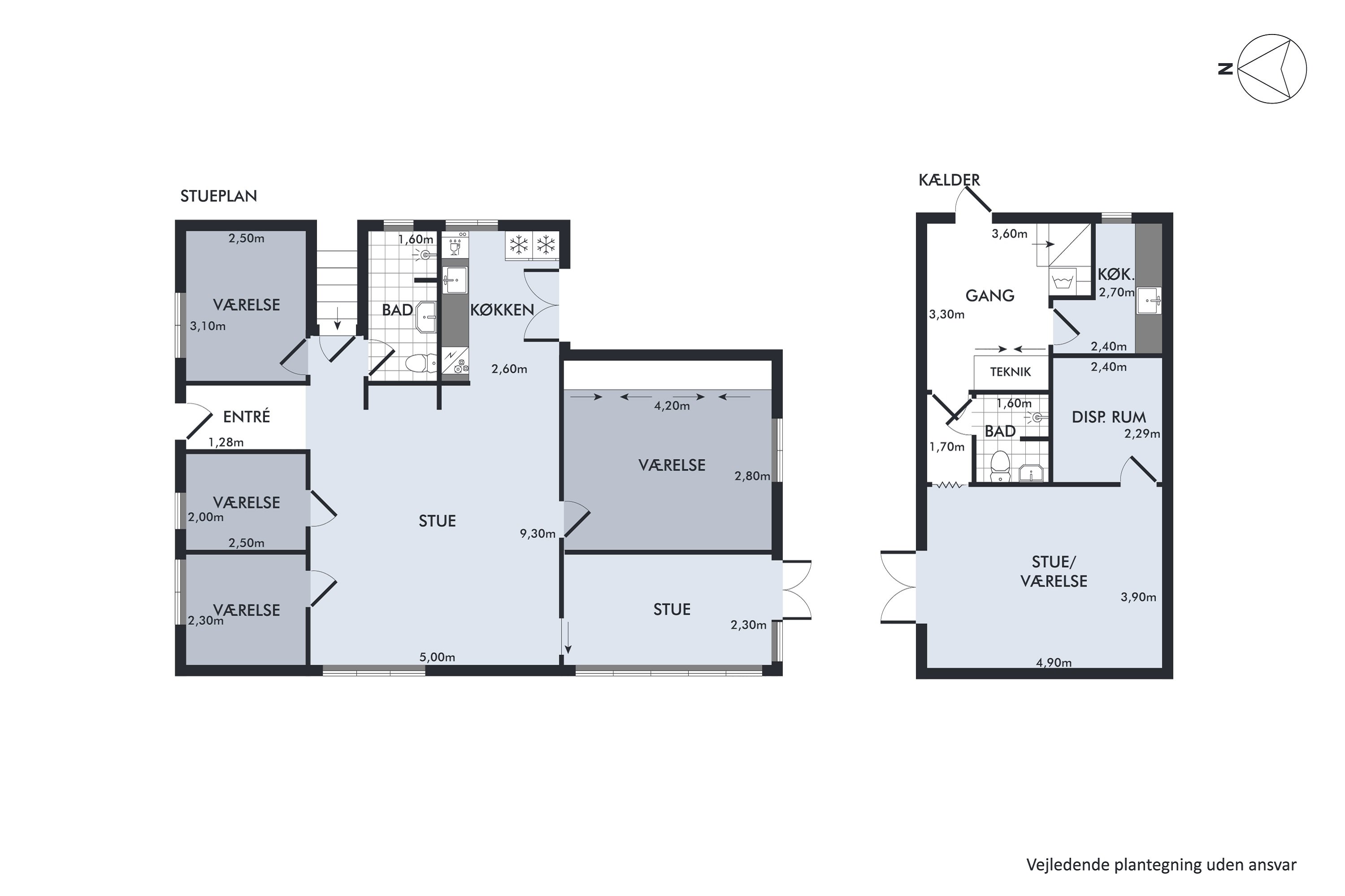 Plantegninger billede af Kong Eriks Vej 7A, 9990 Skagen