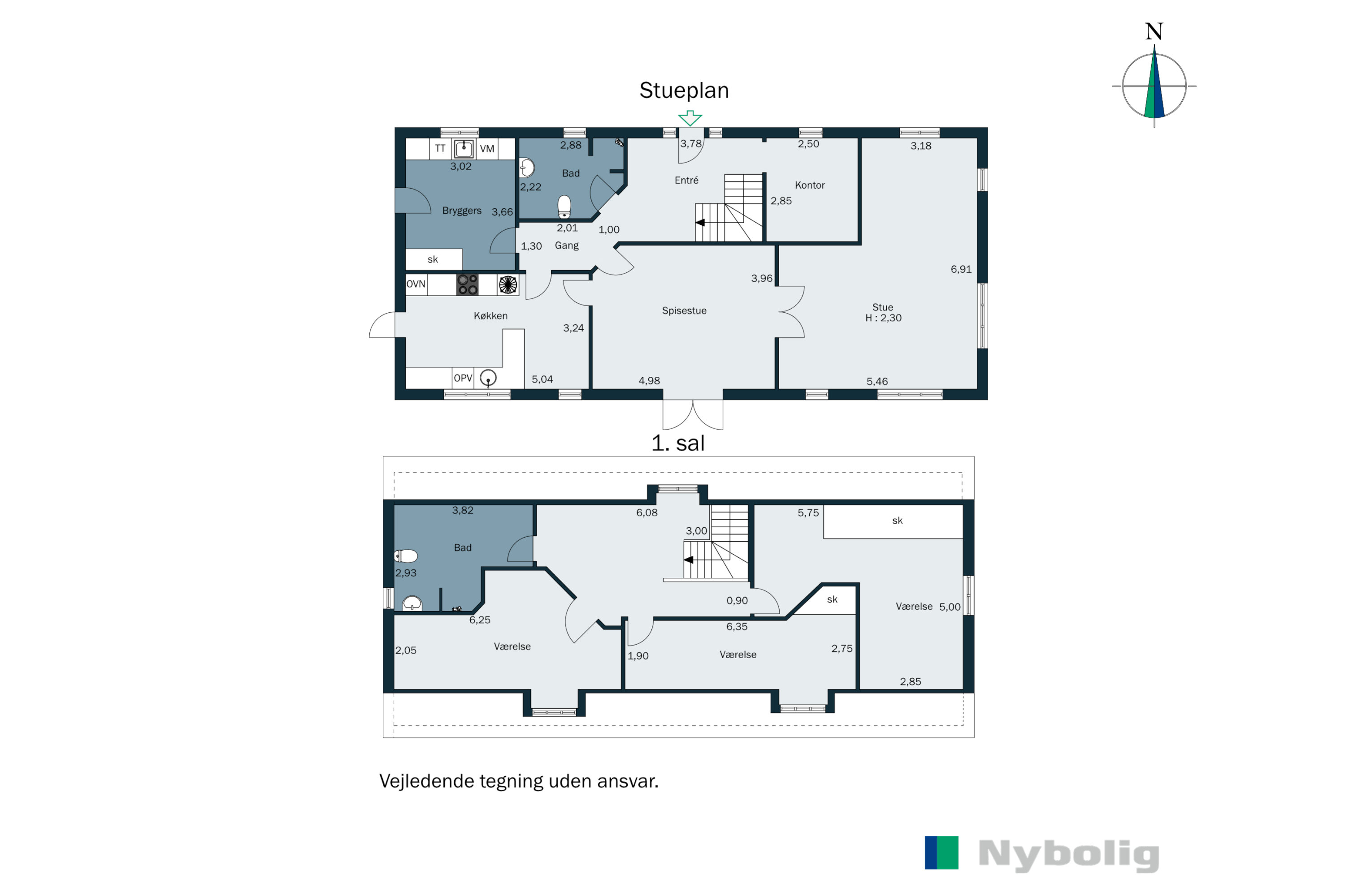 Plantegninger billede af Serridslevvej 53, 8700 Horsens