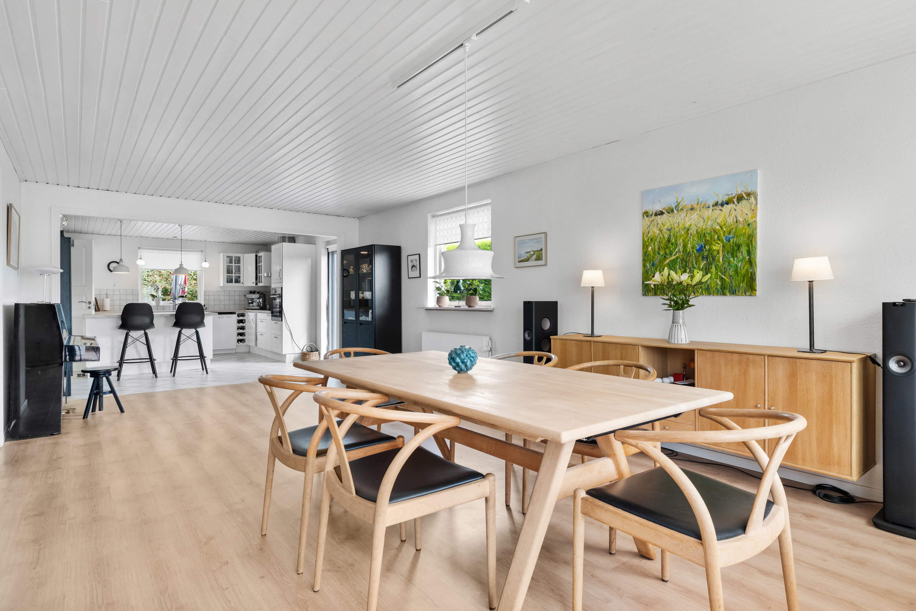 Fremhævet stue billede i fuldskærmstilstand. Billede af Faldsledvej 5, Håstrup, 5600 Faaborg