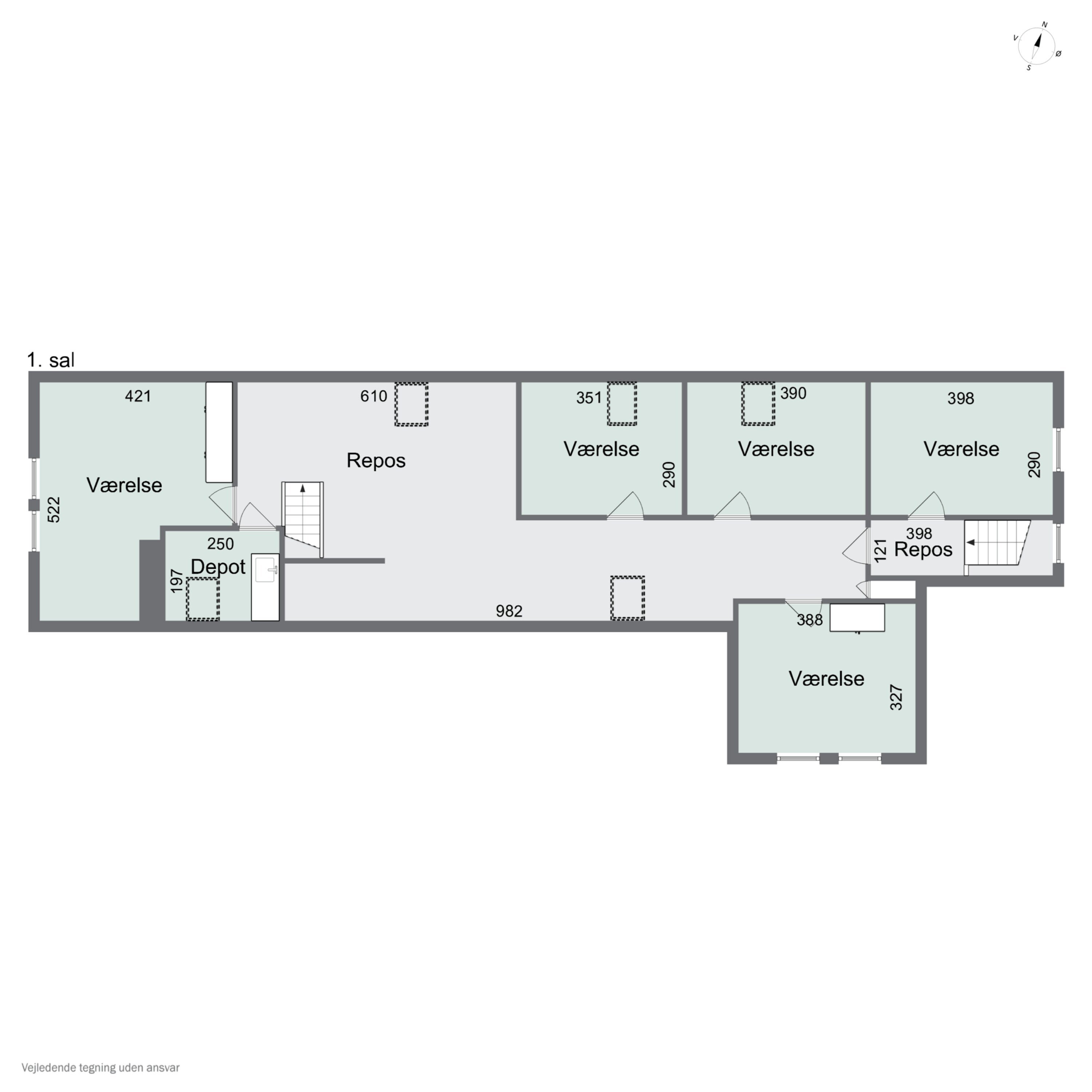 Plantegninger billede af Rønnevej 70, Bodilsker, 3730 Nexø