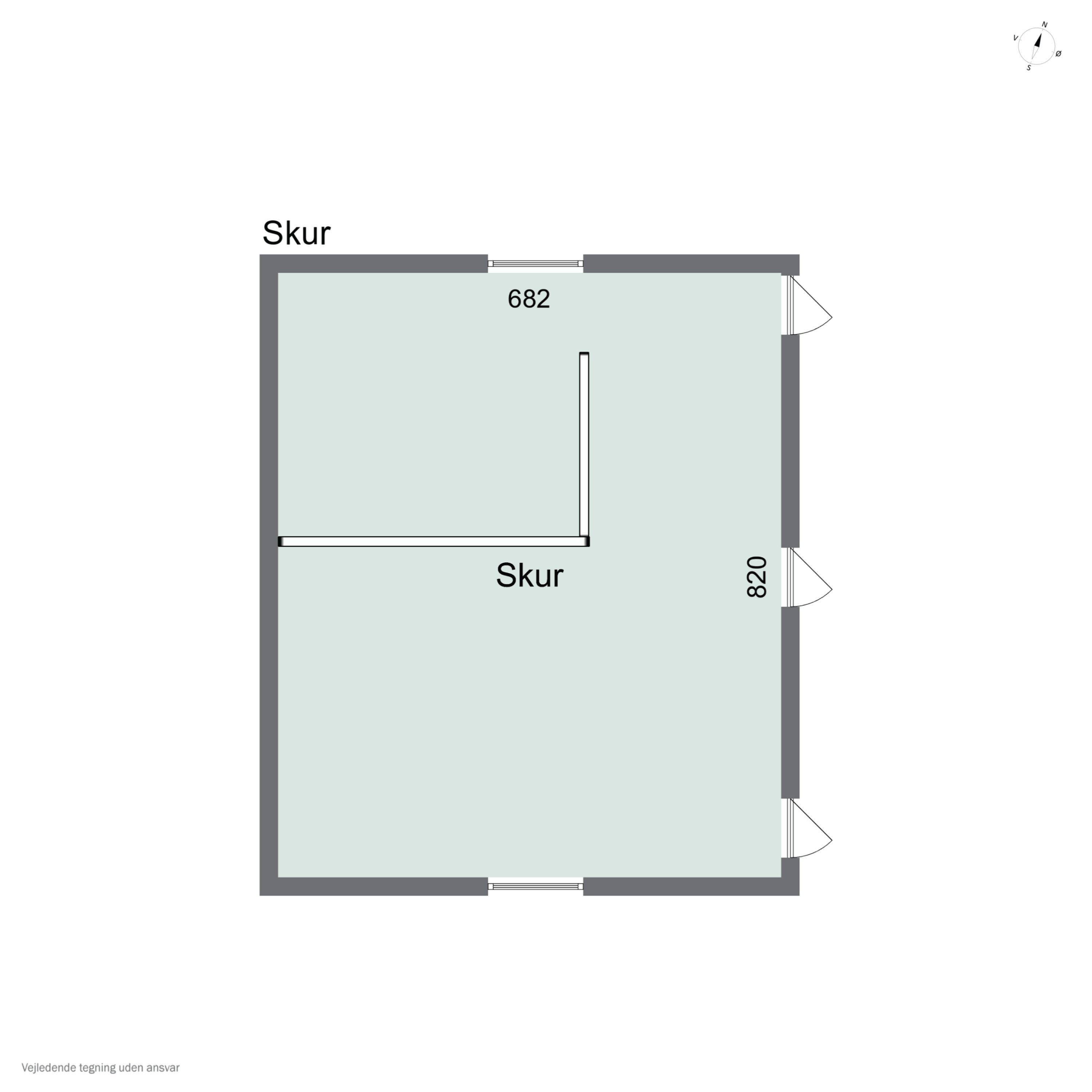 Plantegninger billede af Rønnevej 70, Bodilsker, 3730 Nexø